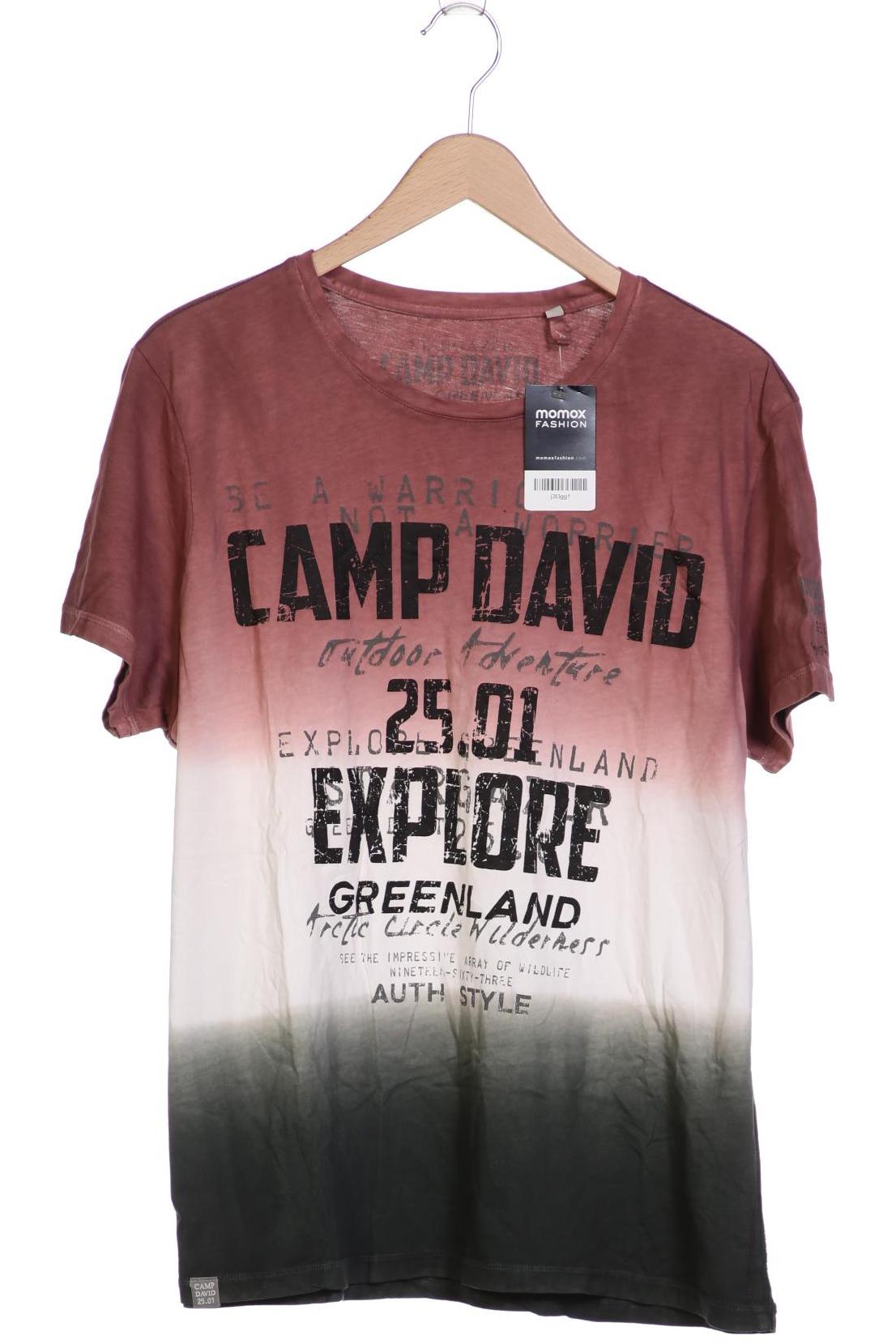 

Camp David Herren T-Shirt, bordeaux