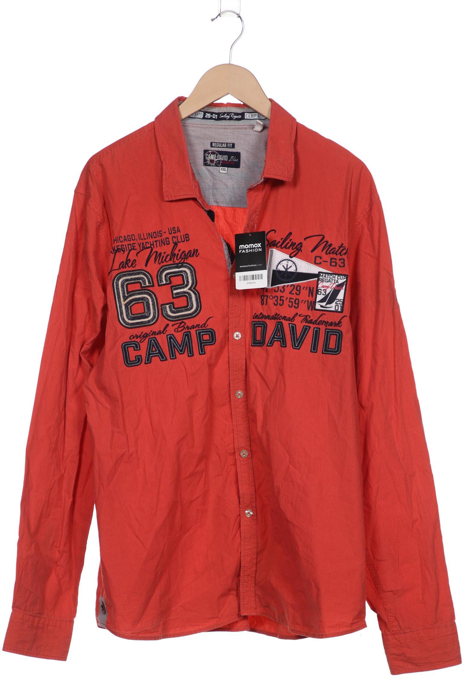 

Camp David Herren Hemd, rot