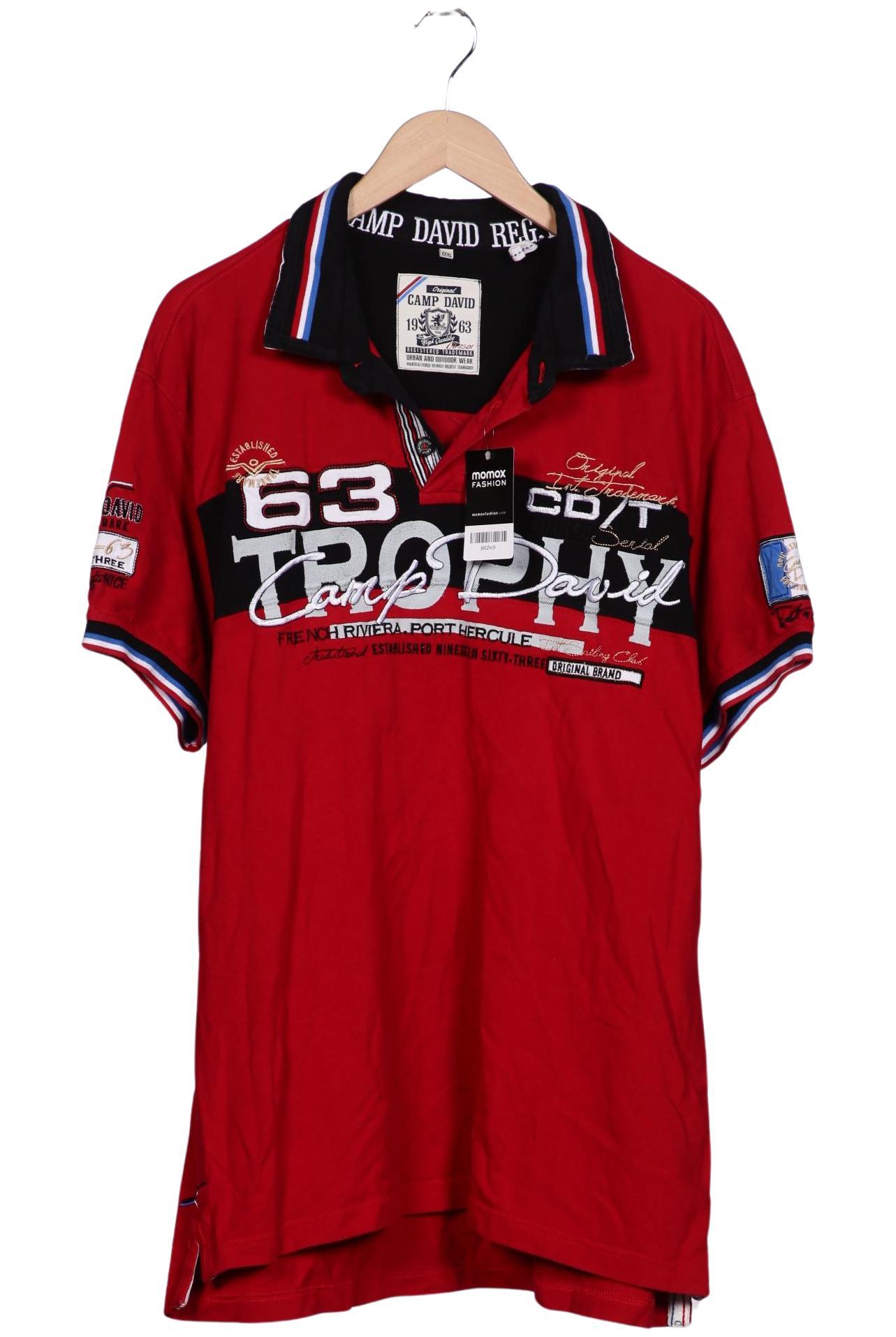 

Camp David Herren Poloshirt, rot, Gr. 58