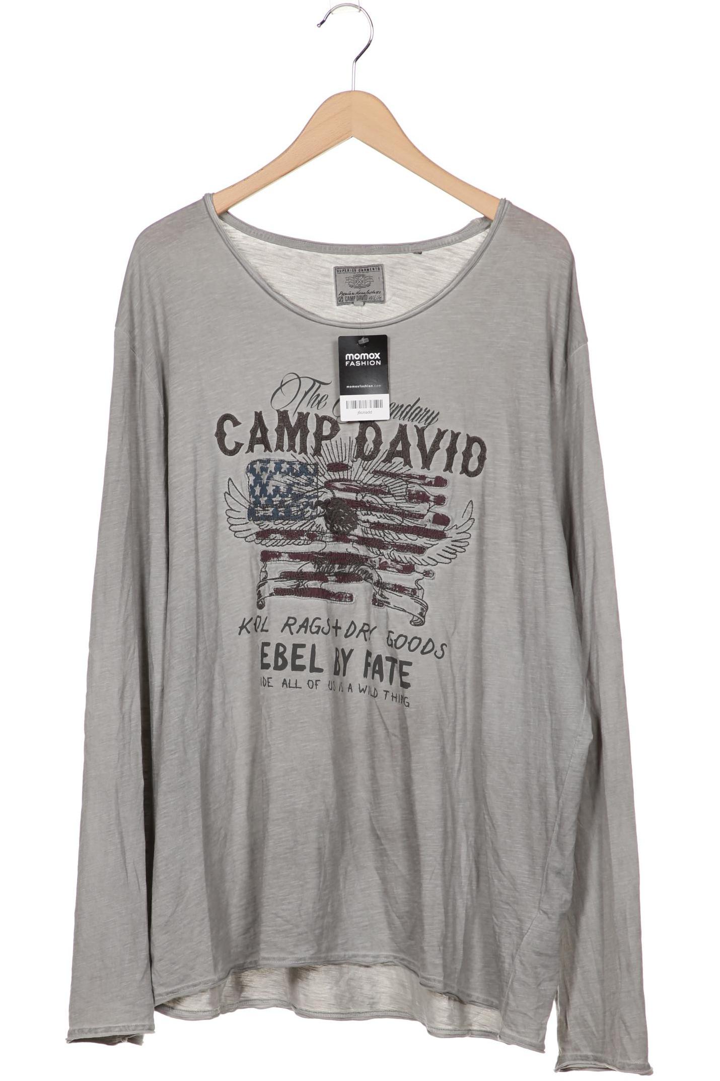 

Camp David Herren Langarmshirt, grau