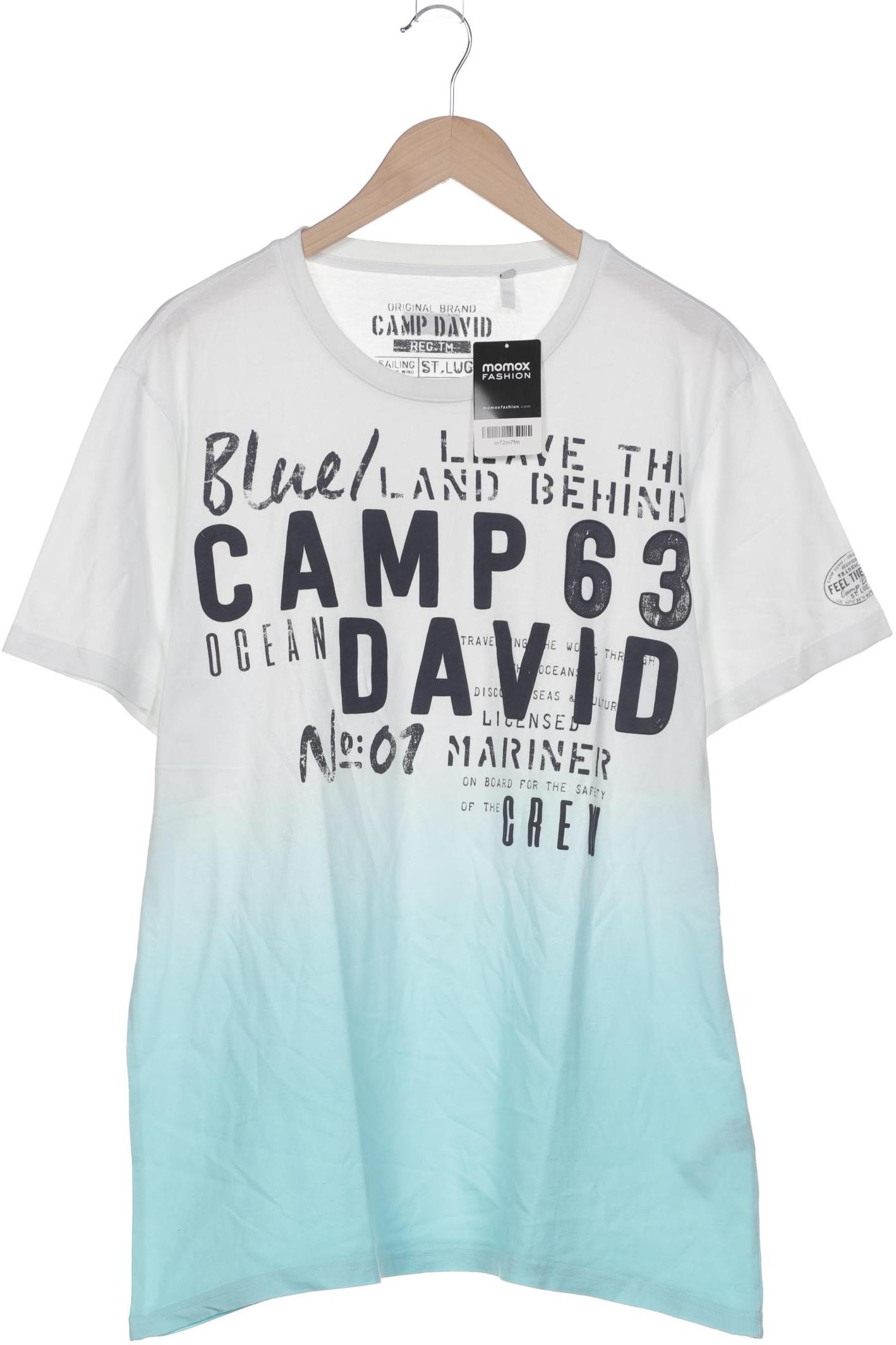 

Camp David Herren T-Shirt, blau, Gr. 54