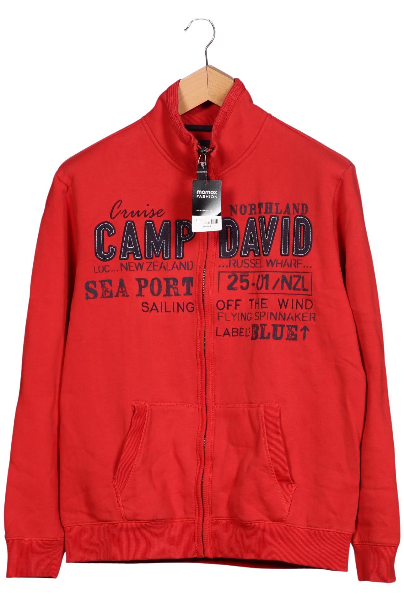 Thumbnail - Camp David Herren Sweatshirt, rot, Gr. 56