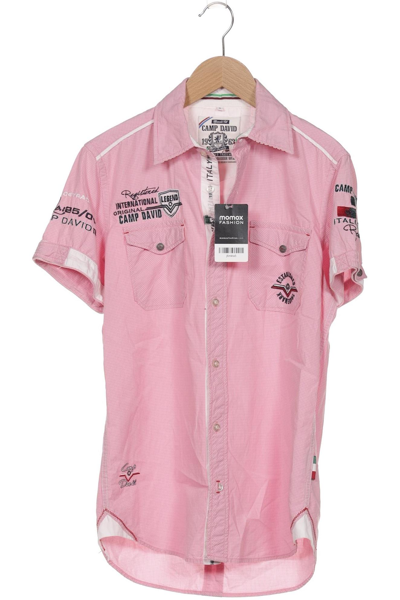 Thumbnail - Camp David Herren Hemd, pink, Gr. 46