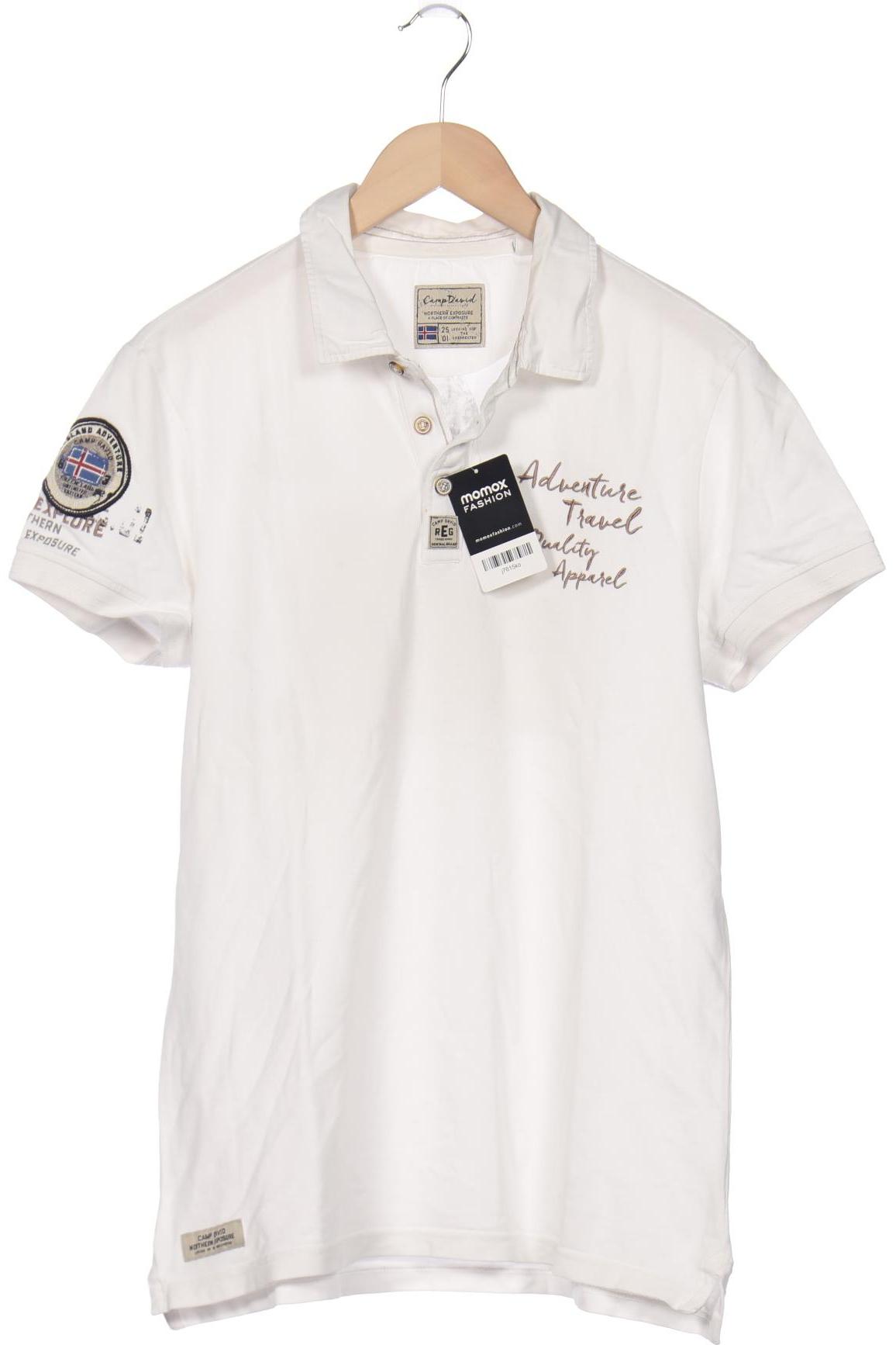 

Camp David Herren Poloshirt, cremeweiß