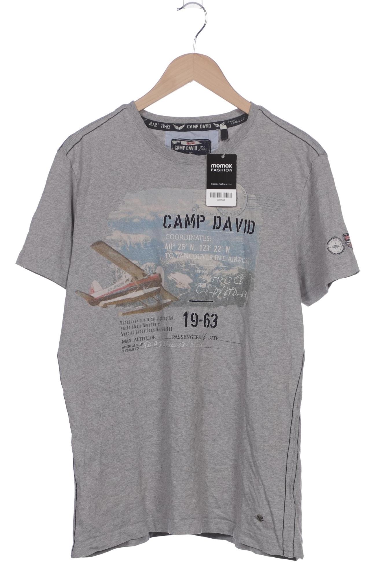 

Camp David Herren T-Shirt, grau, Gr. 52