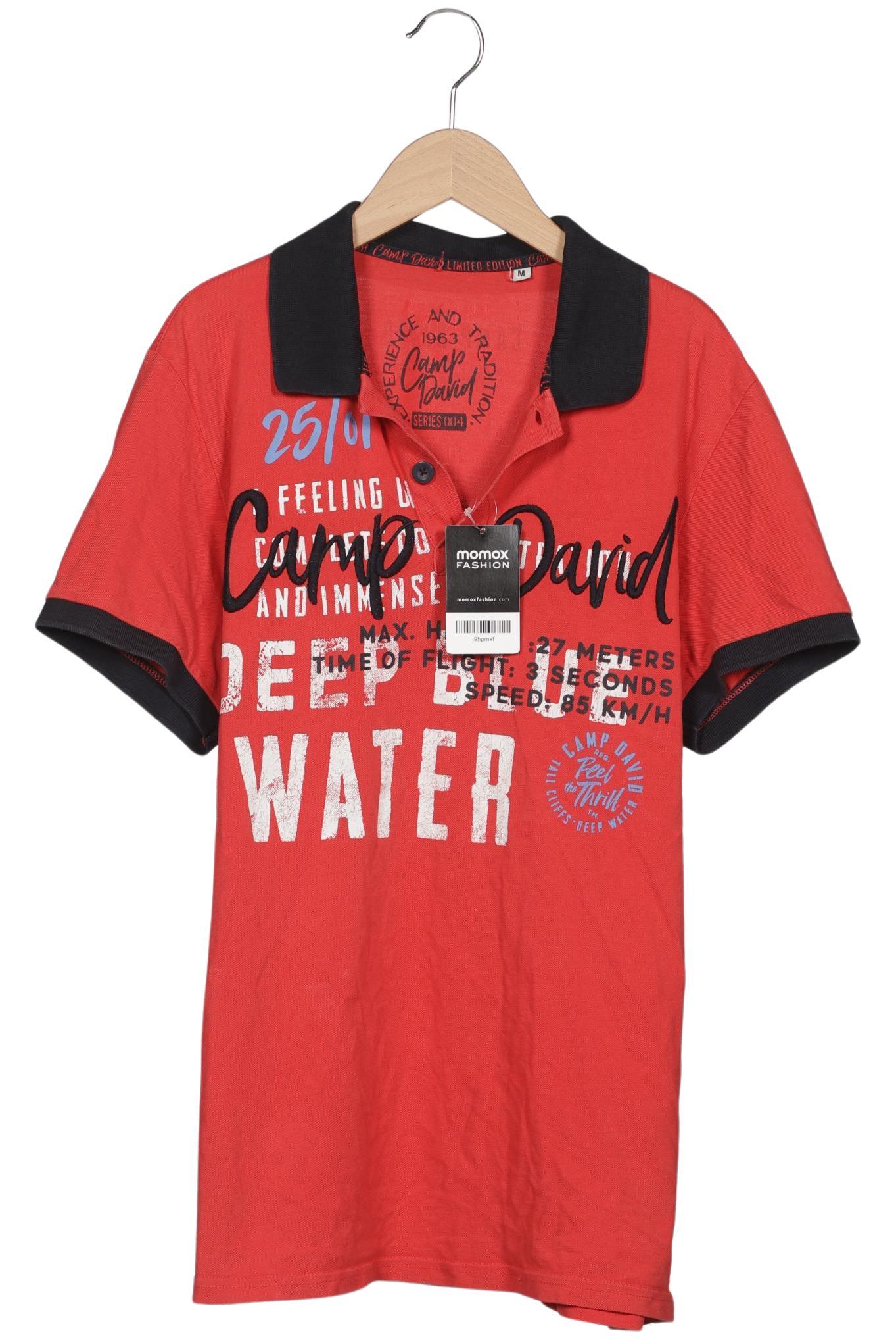 

Camp David Herren Poloshirt, rot, Gr. 48