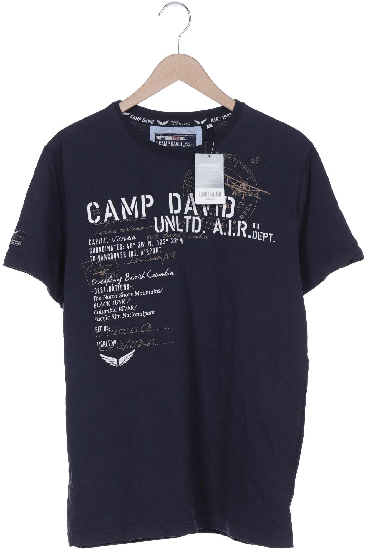 

Camp David Herren T-Shirt, marineblau, Gr. 54