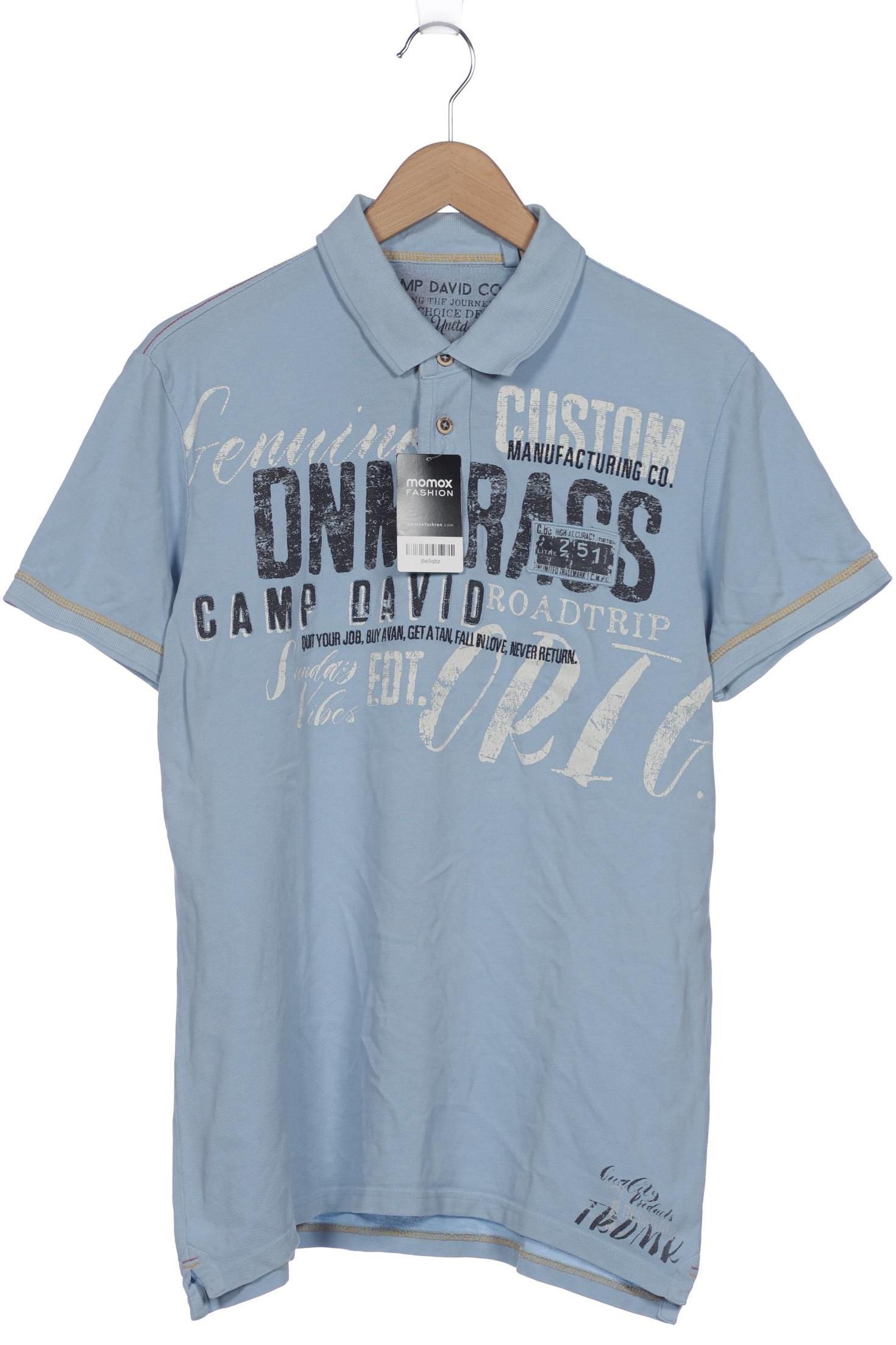

Camp David Herren Poloshirt, hellblau