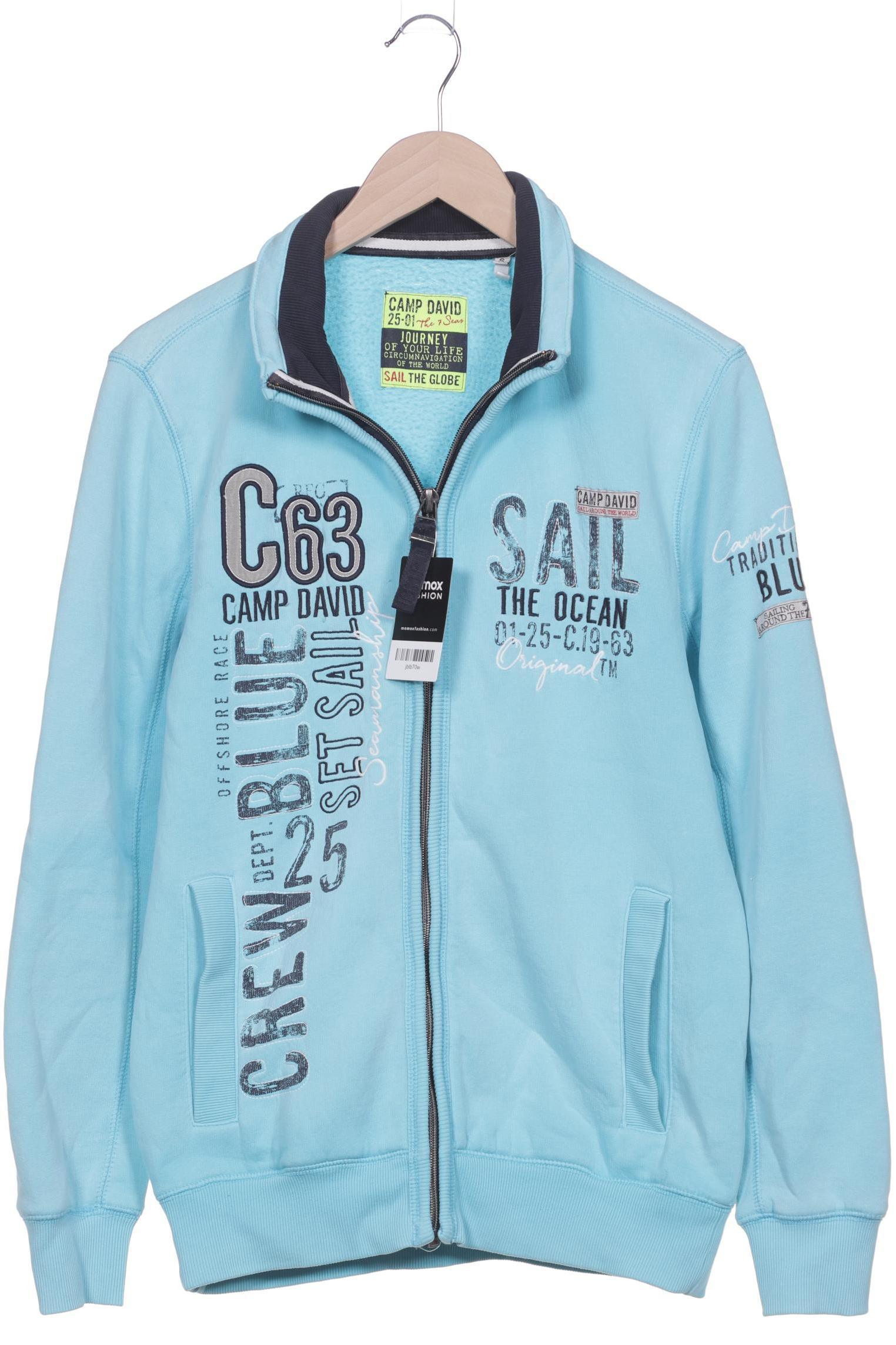 

Camp David Herren Sweatshirt, hellblau, Gr. 46