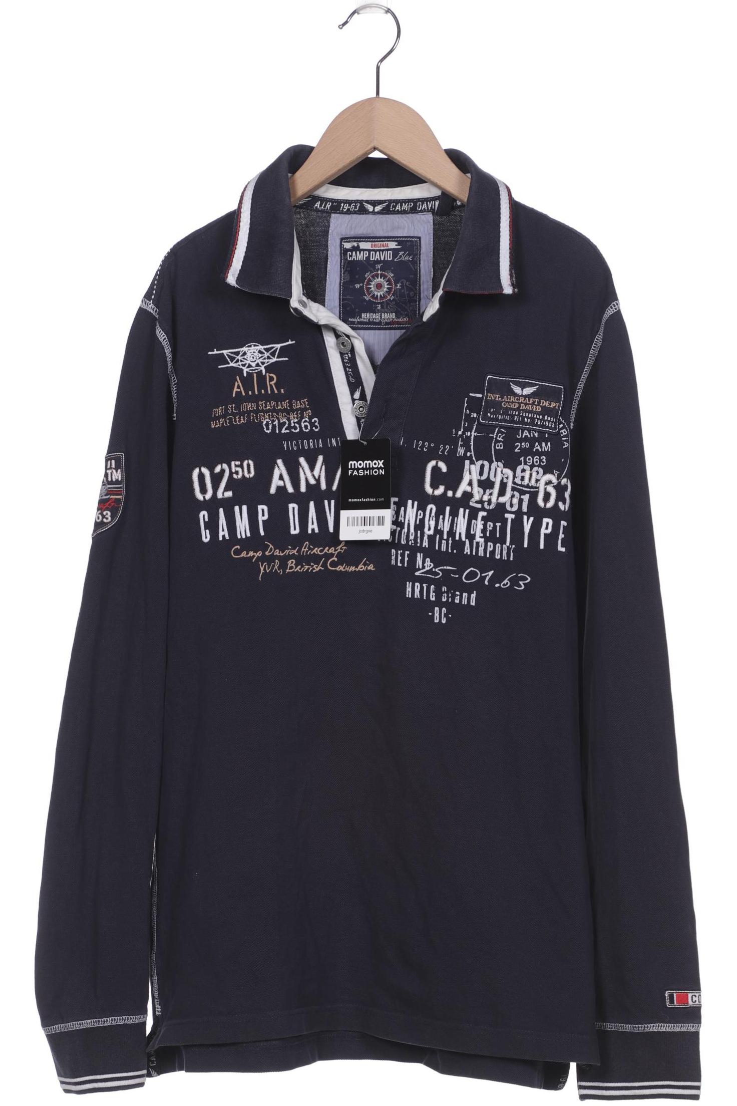 

Camp David Herren Poloshirt, marineblau