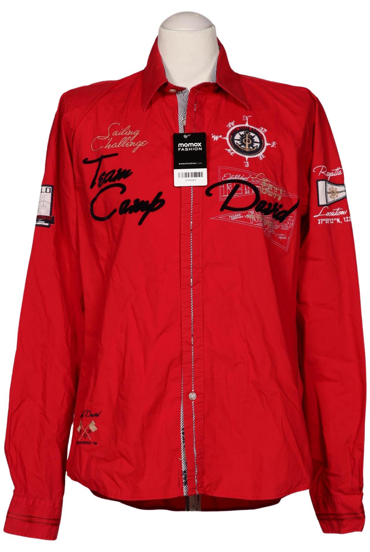 

Camp David Herren Hemd, rot, Gr. 48
