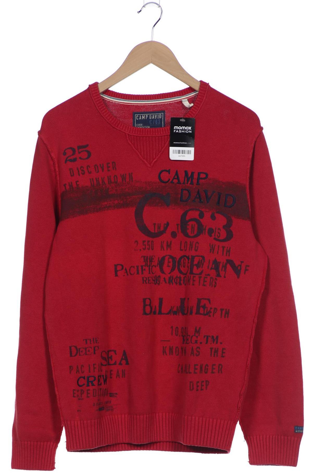 

Camp David Herren Pullover, rot, Gr. 52