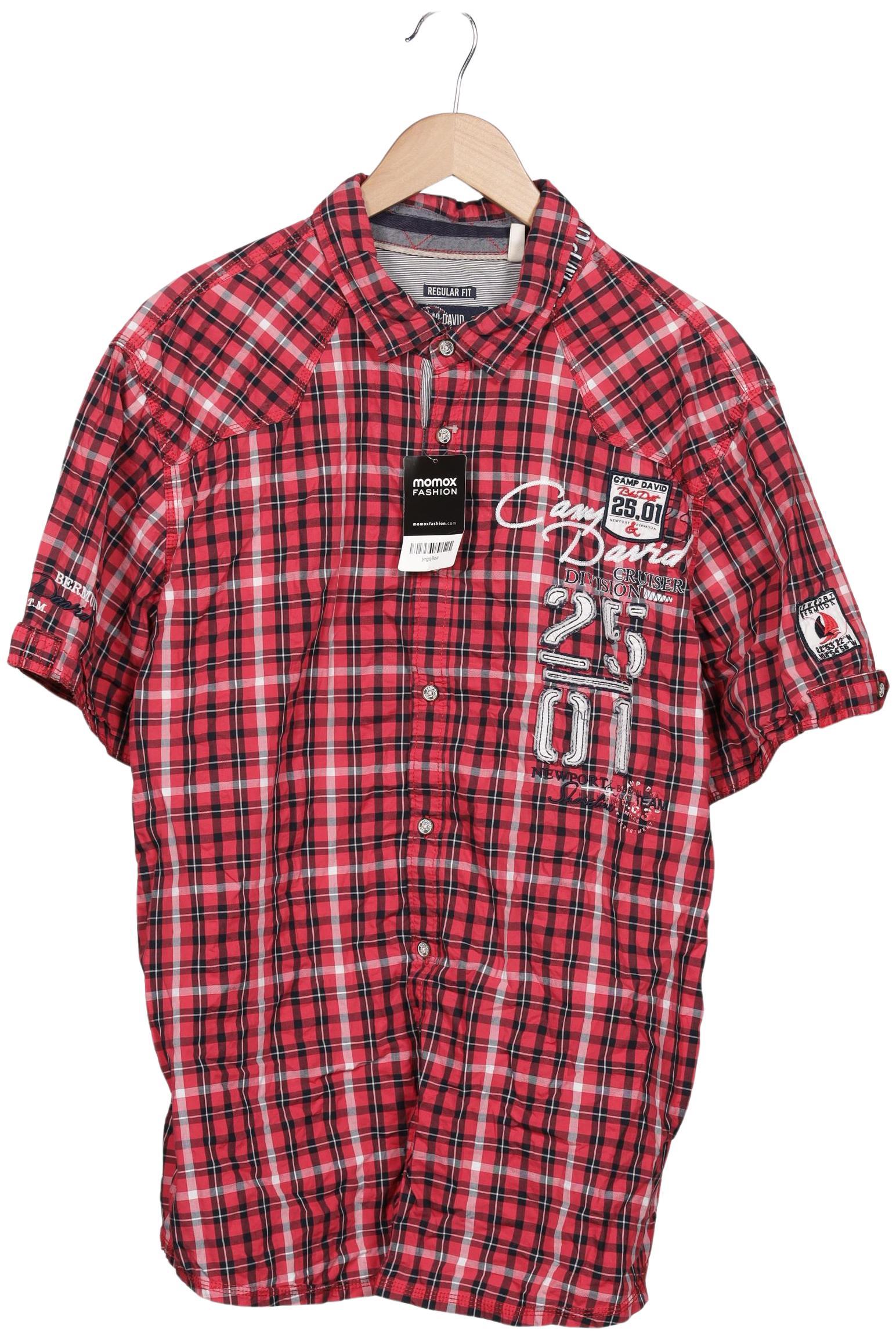 

Camp David Herren Hemd, rot, Gr. 56