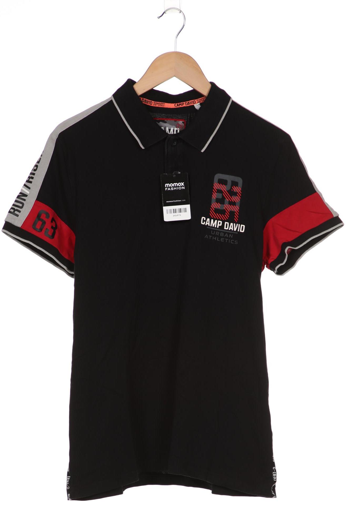 

Camp David Herren Poloshirt, schwarz