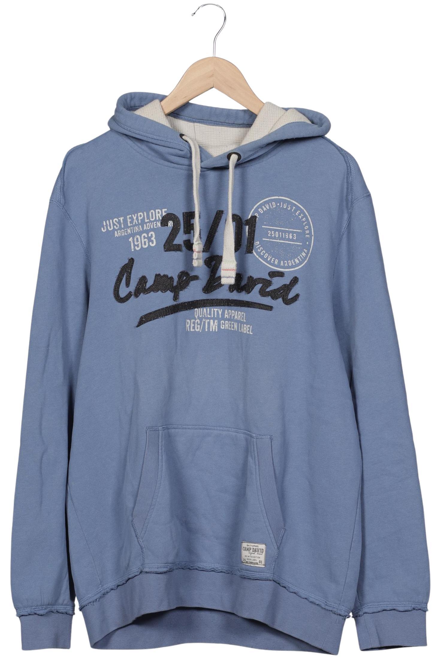 

Camp David Herren Kapuzenpullover, blau, Gr. 54
