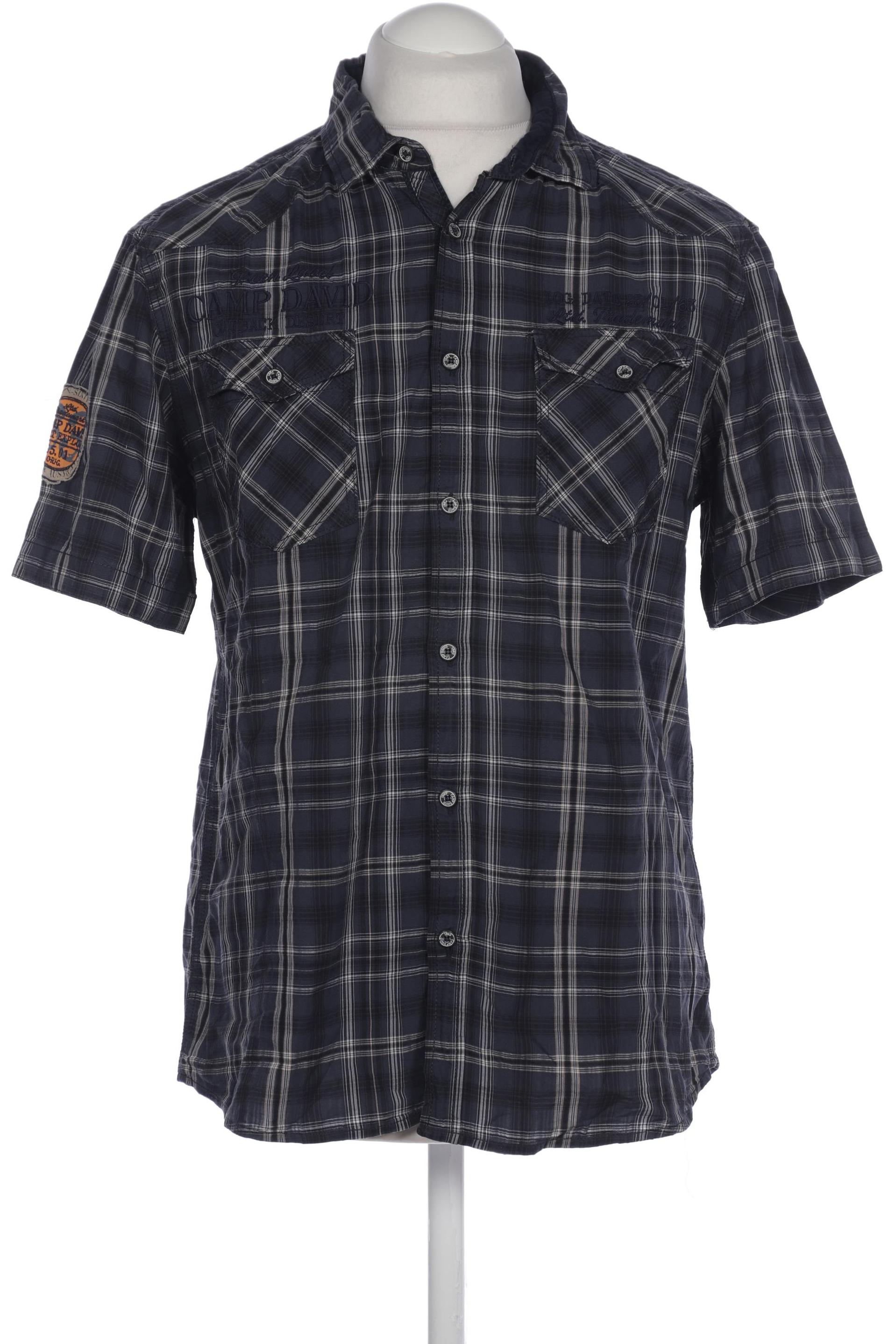 

Camp David Herren Hemd, marineblau, Gr. 48