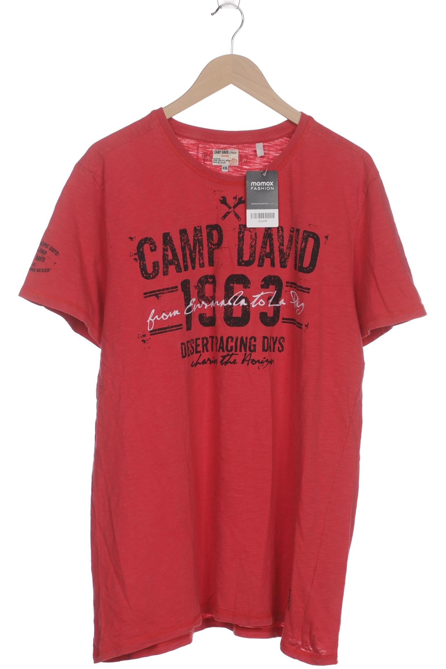 

Camp David Herren T-Shirt, rot, Gr. 56