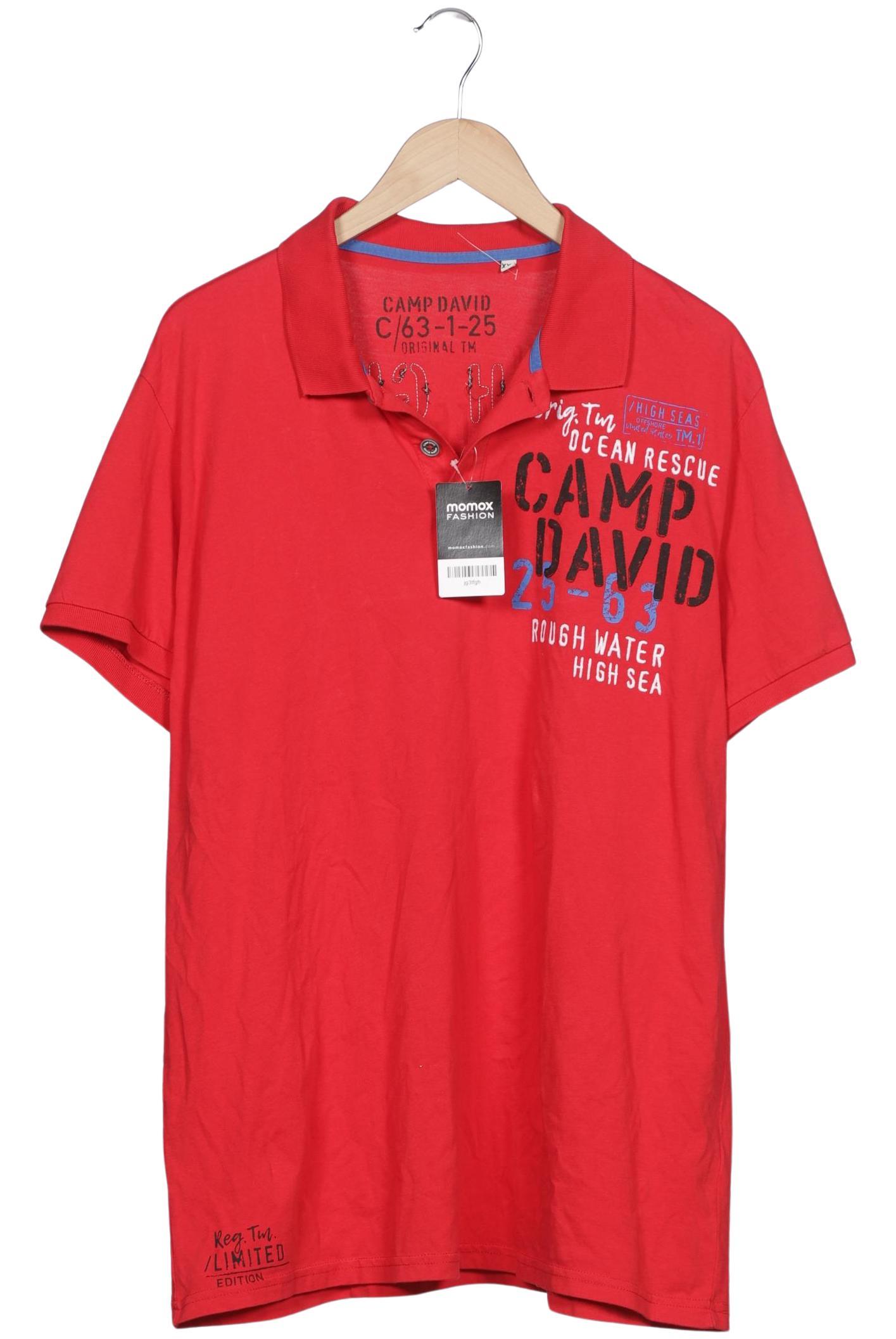

Camp David Herren Poloshirt, rot, Gr. 56