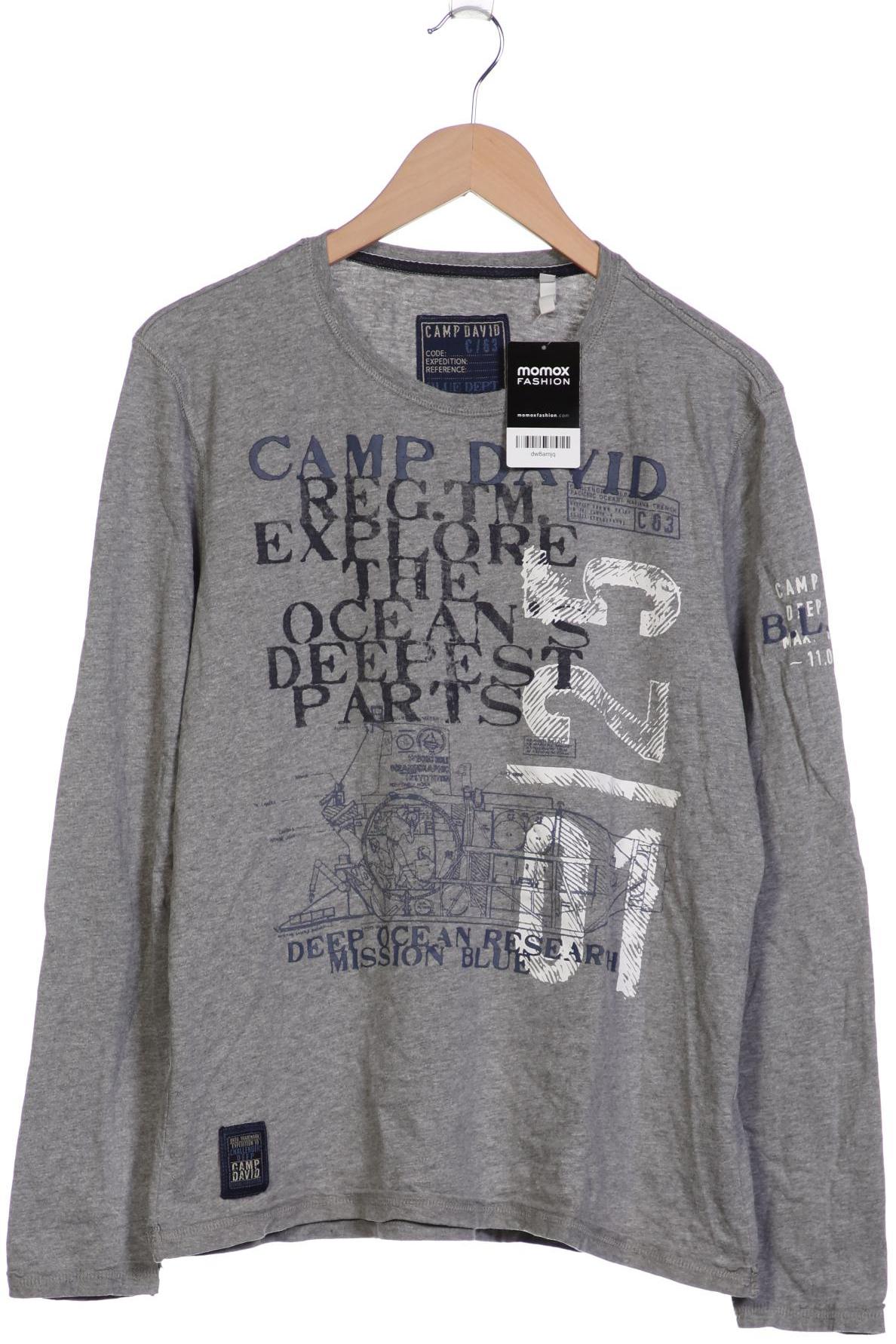 

Camp David Herren Sweatshirt, grau, Gr. 48
