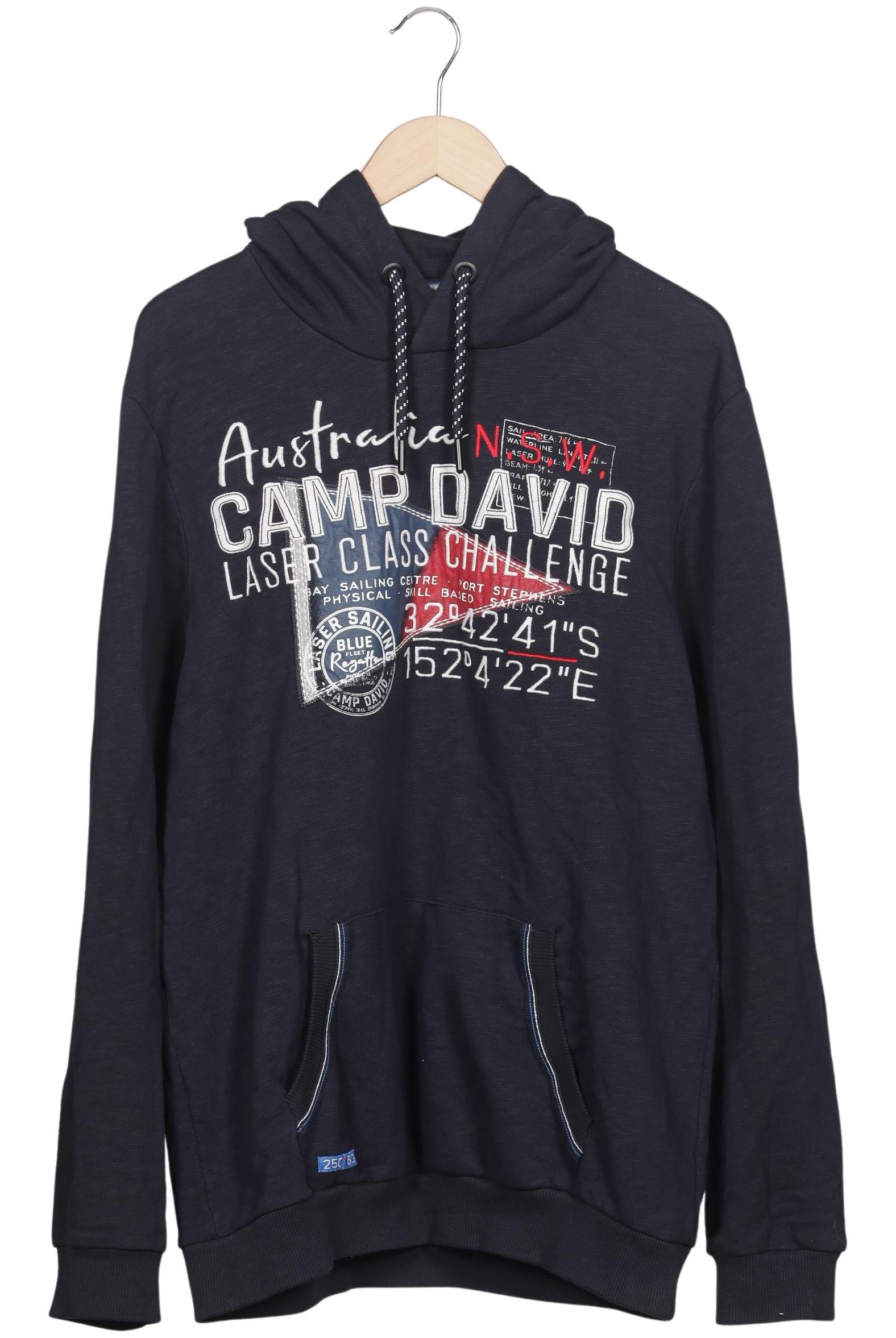 

Camp David Herren Kapuzenpullover, marineblau, Gr. 54