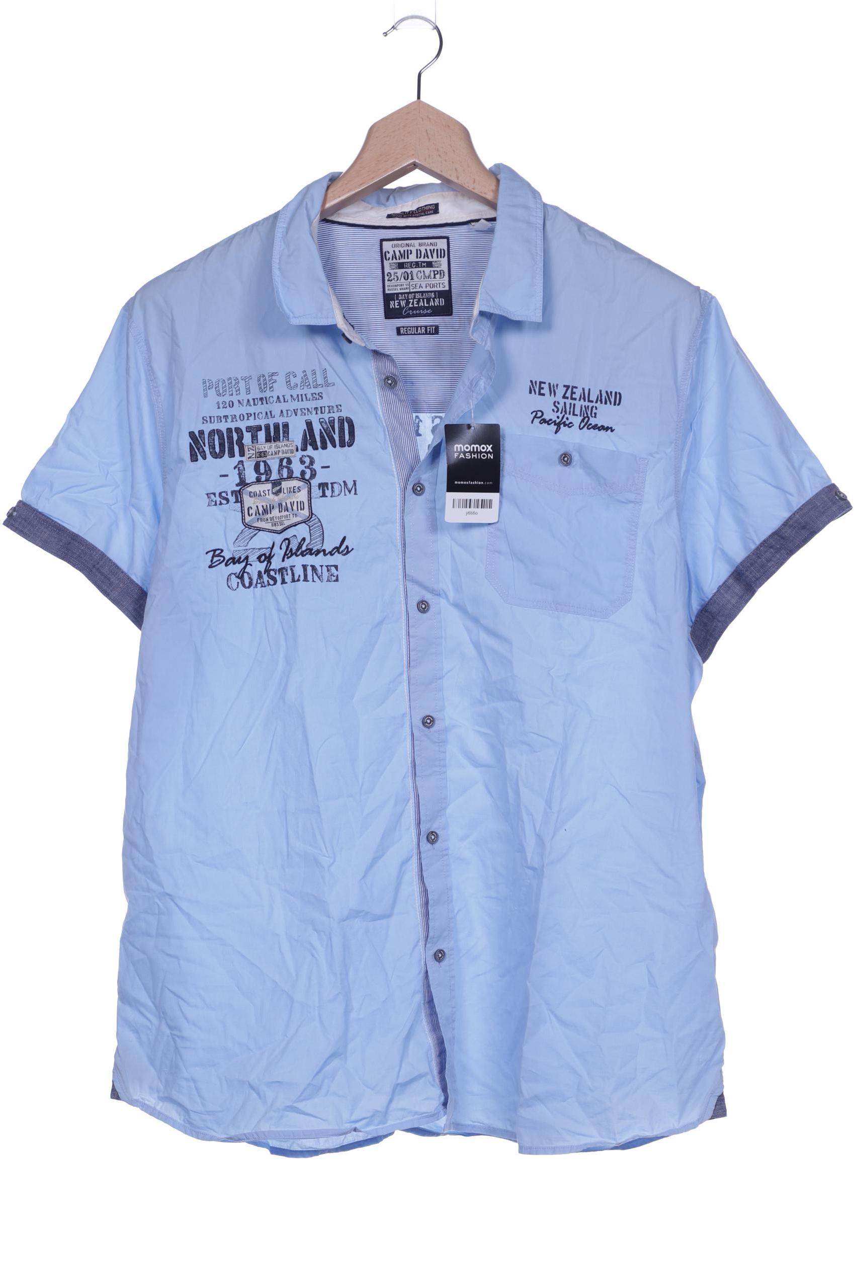 

Camp David Herren Hemd, blau, Gr. 58