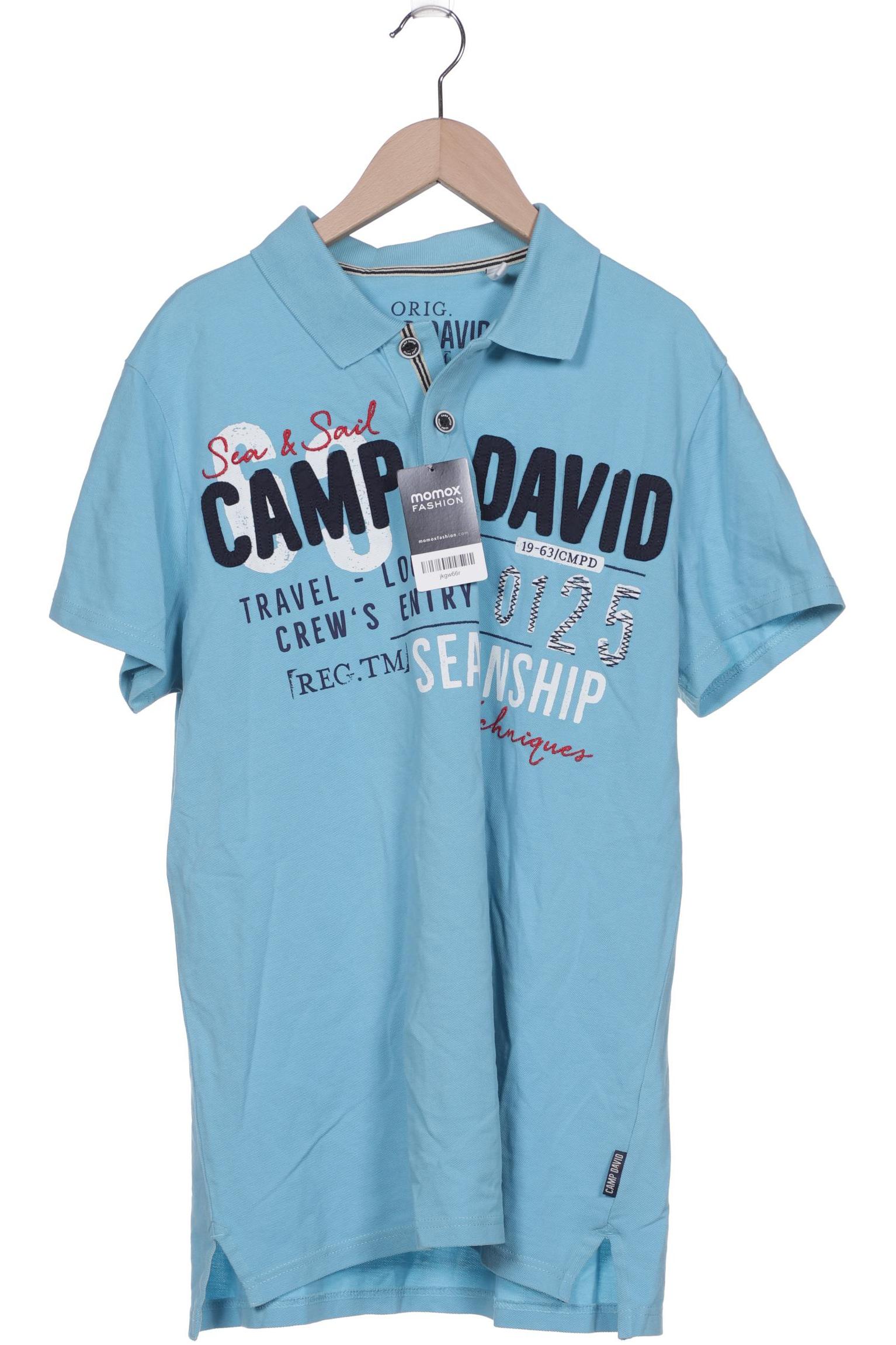 

Camp David Herren Poloshirt, blau