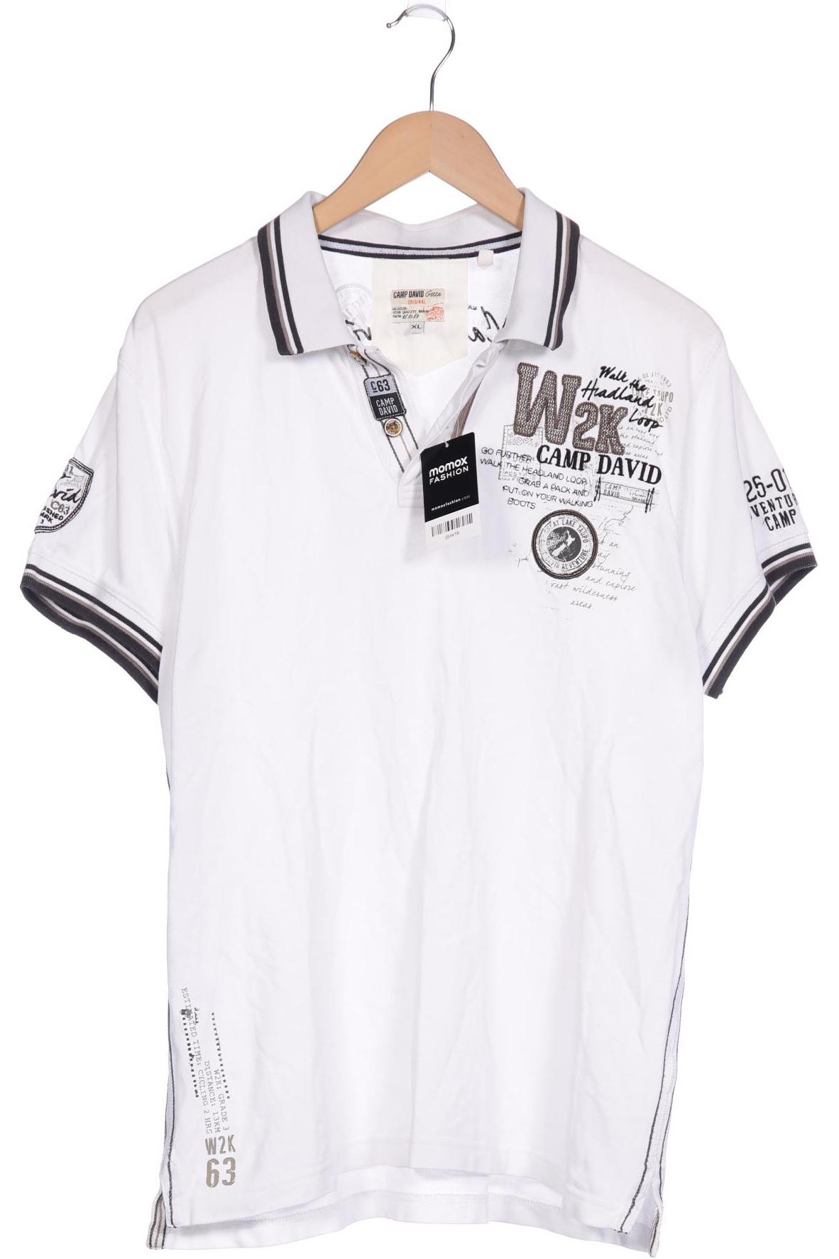 

Camp David Herren Poloshirt, weiß