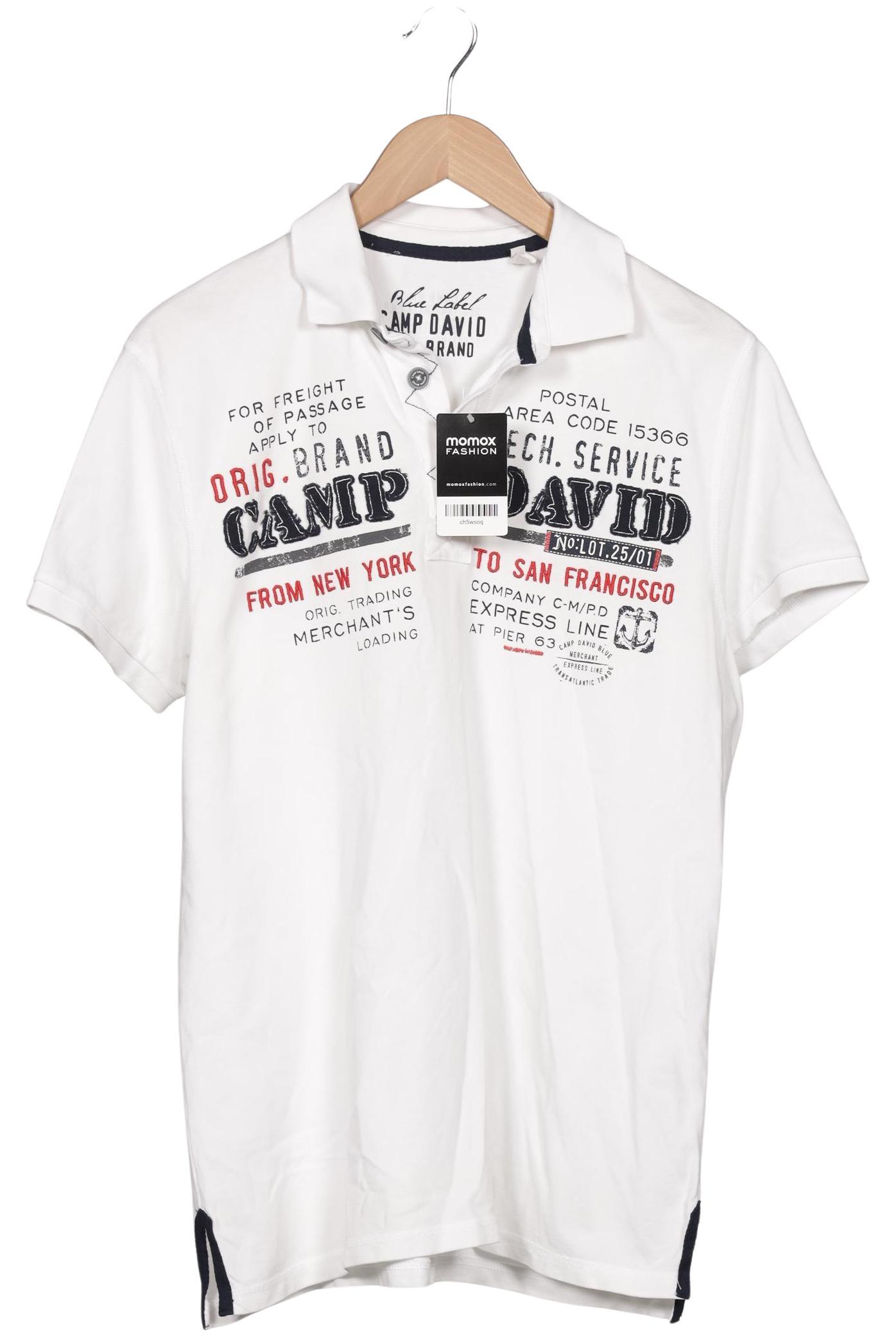 

Camp David Herren Poloshirt, weiß, Gr. 64