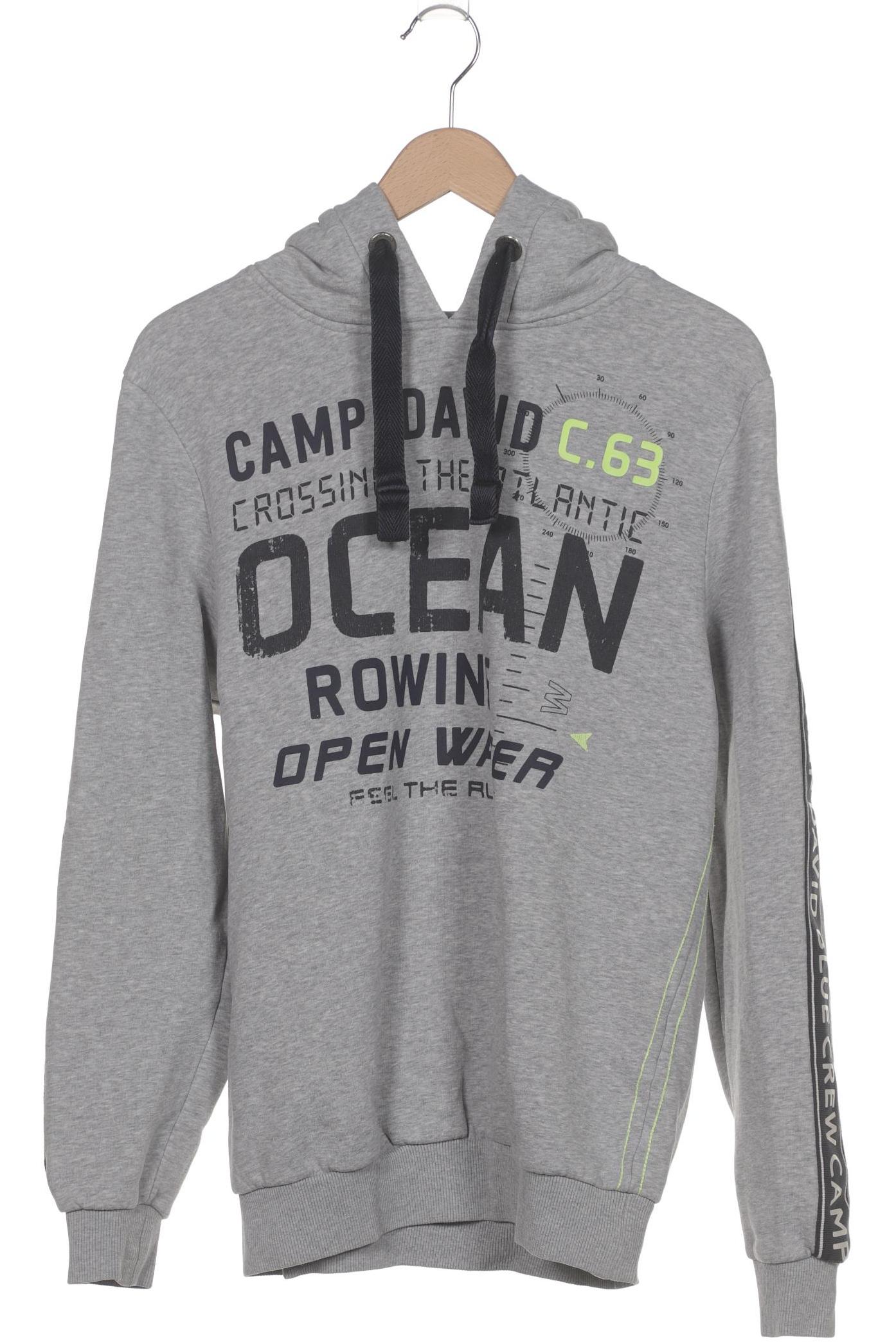 

Camp David Herren Kapuzenpullover, grau, Gr. 52