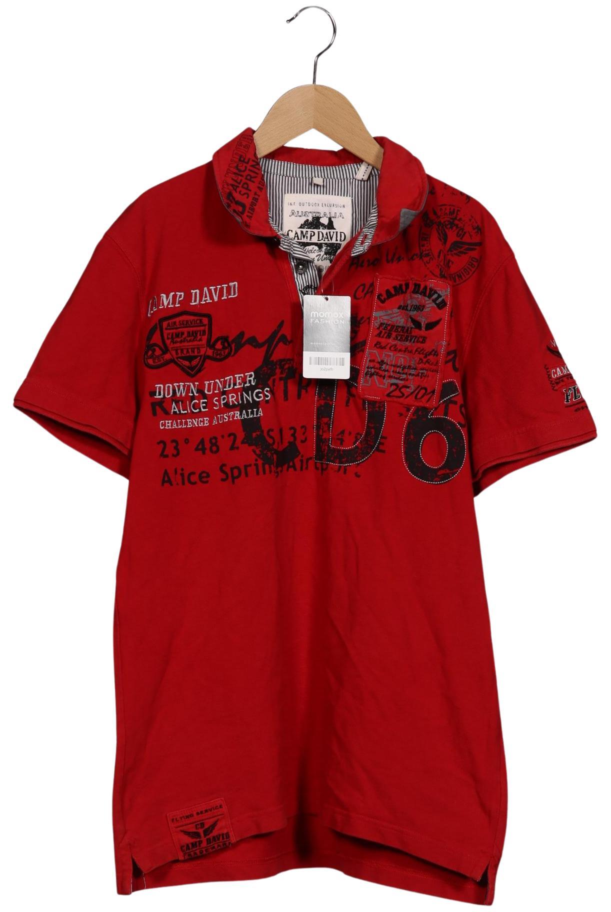 

Camp David Herren Poloshirt, rot, Gr. 48
