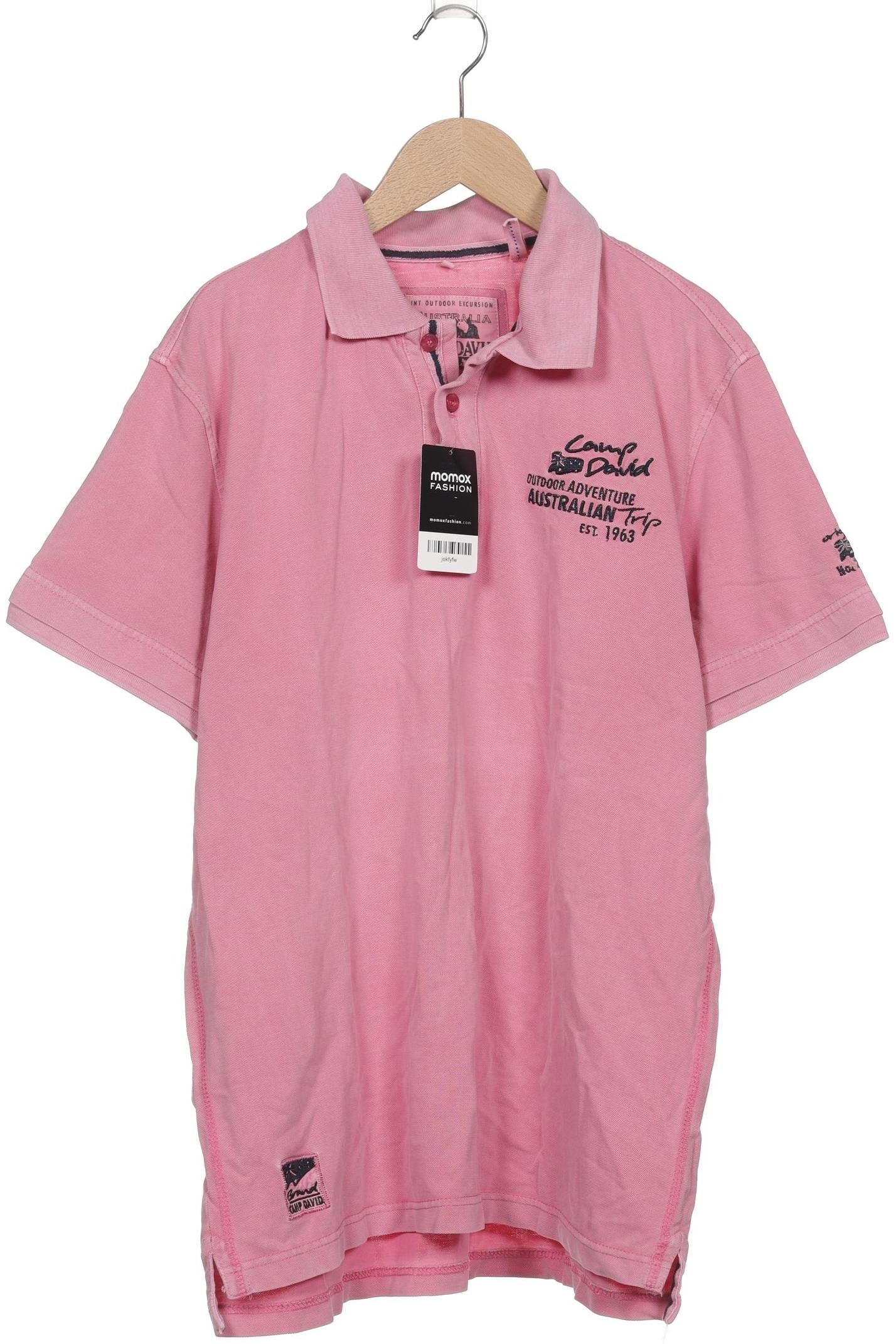 

Camp David Herren Poloshirt, pink, Gr. 52