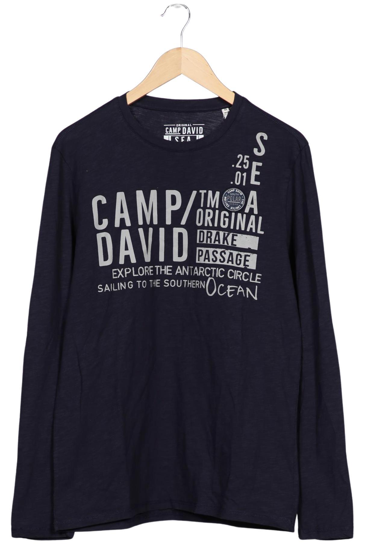 

Camp David Herren Langarmshirt, marineblau, Gr. 48