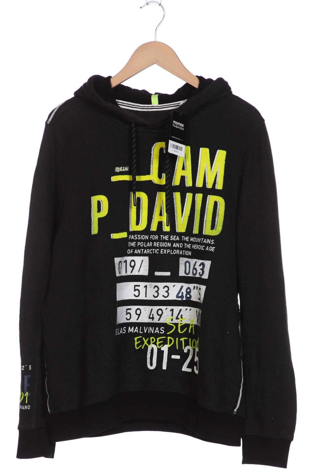 

Camp David Herren Kapuzenpullover, schwarz