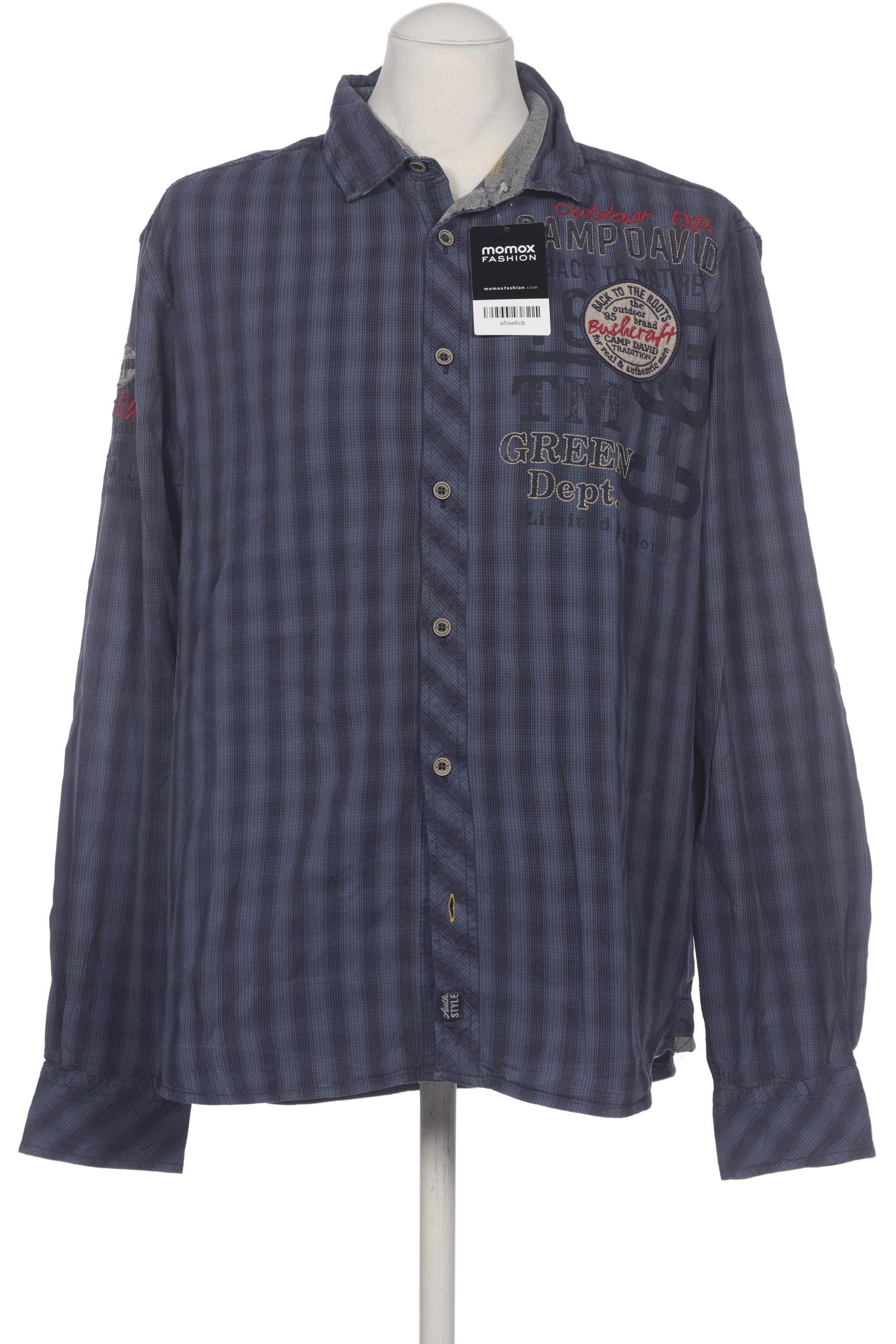 

Camp David Herren Hemd, blau, Gr. 48
