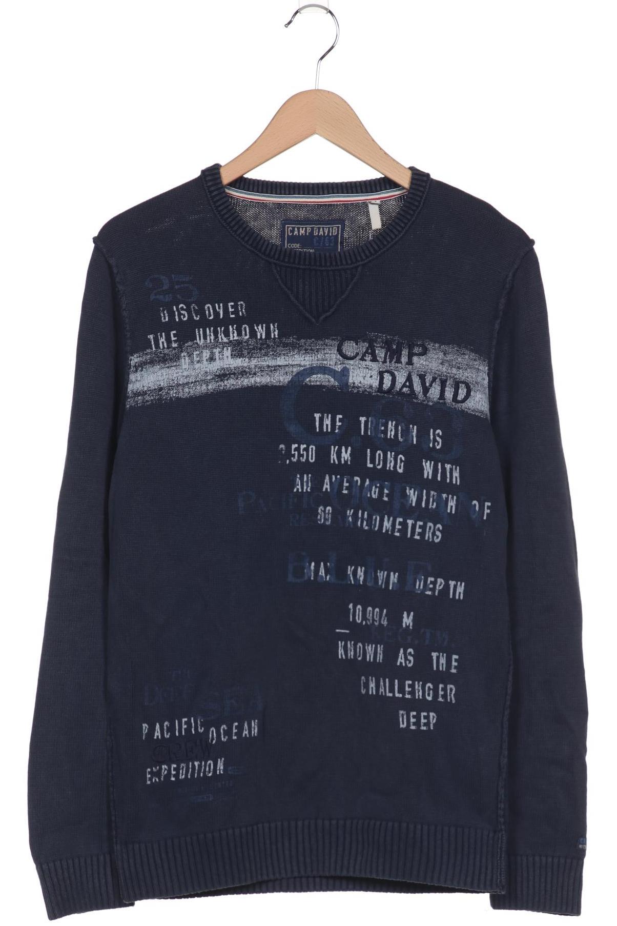 

Camp David Herren Pullover, marineblau