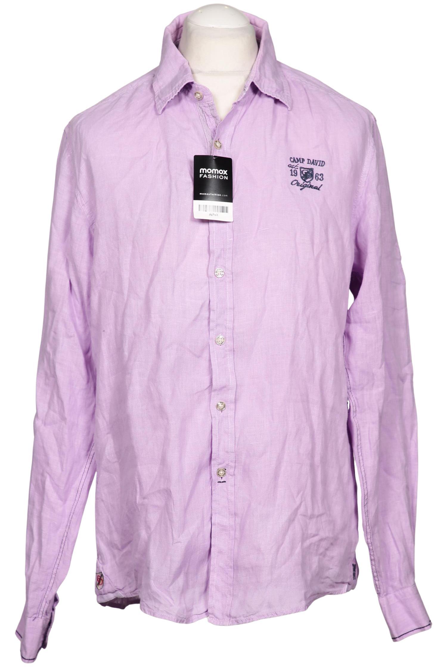

Camp David Herren Hemd, flieder, Gr. 48