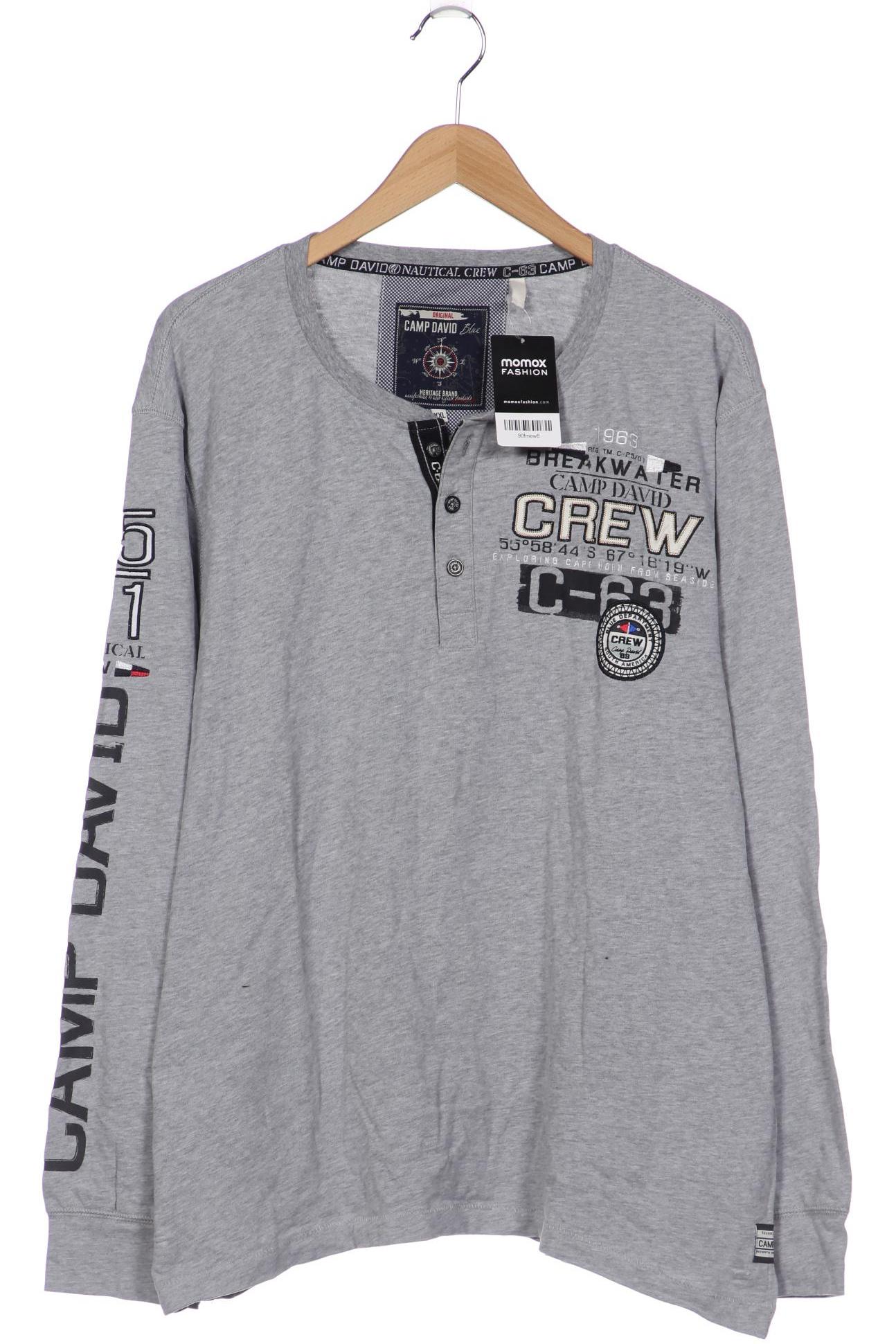 

Camp David Herren Langarmshirt, grau
