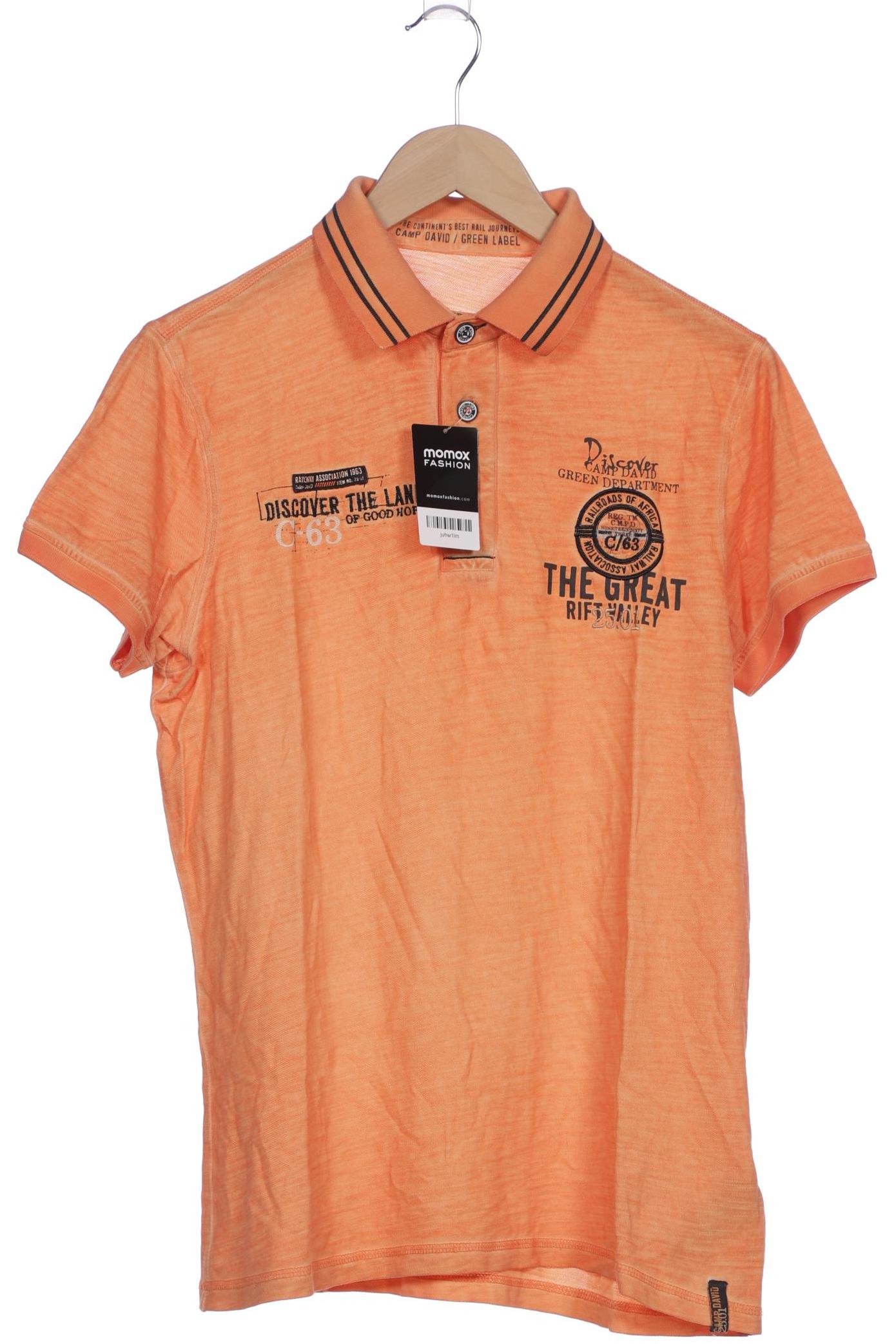 

Camp David Herren Poloshirt, orange, Gr. 48