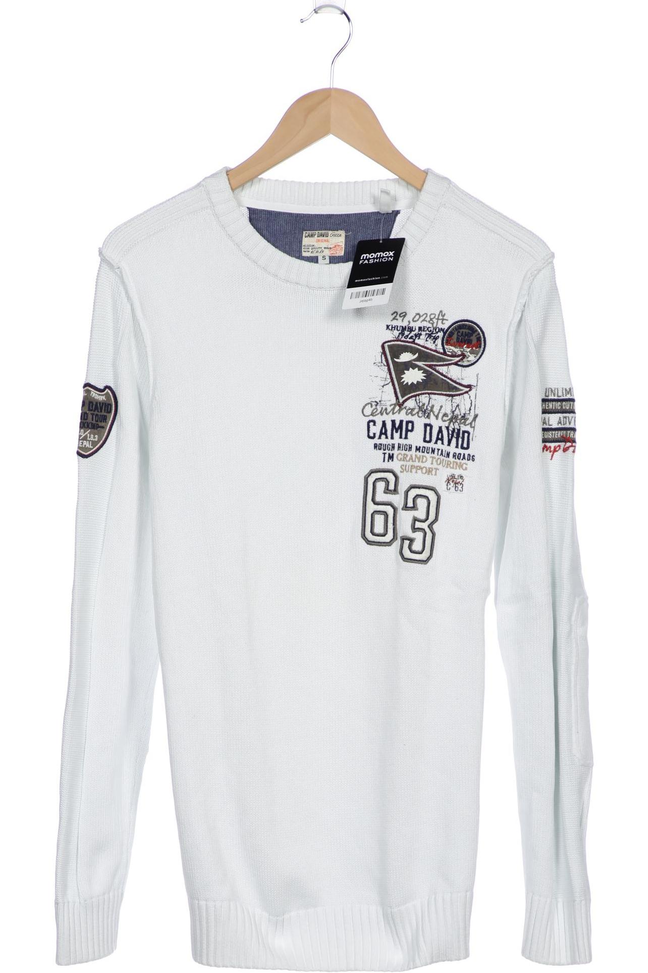 

Camp David Herren Pullover, weiß, Gr. 46