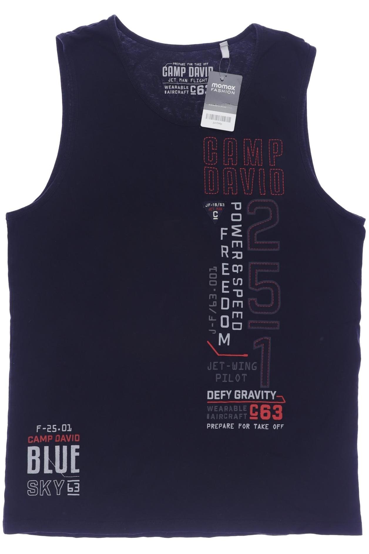 

Camp David Herren T-Shirt, marineblau, Gr. 54