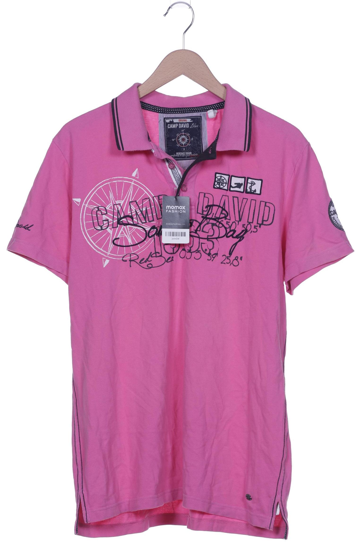 

Camp David Herren Poloshirt, pink, Gr. 54