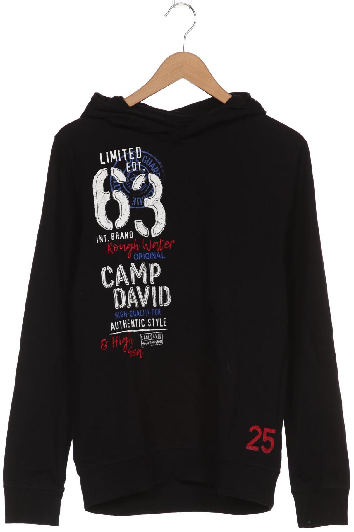 

Camp David Herren Kapuzenpullover, schwarz