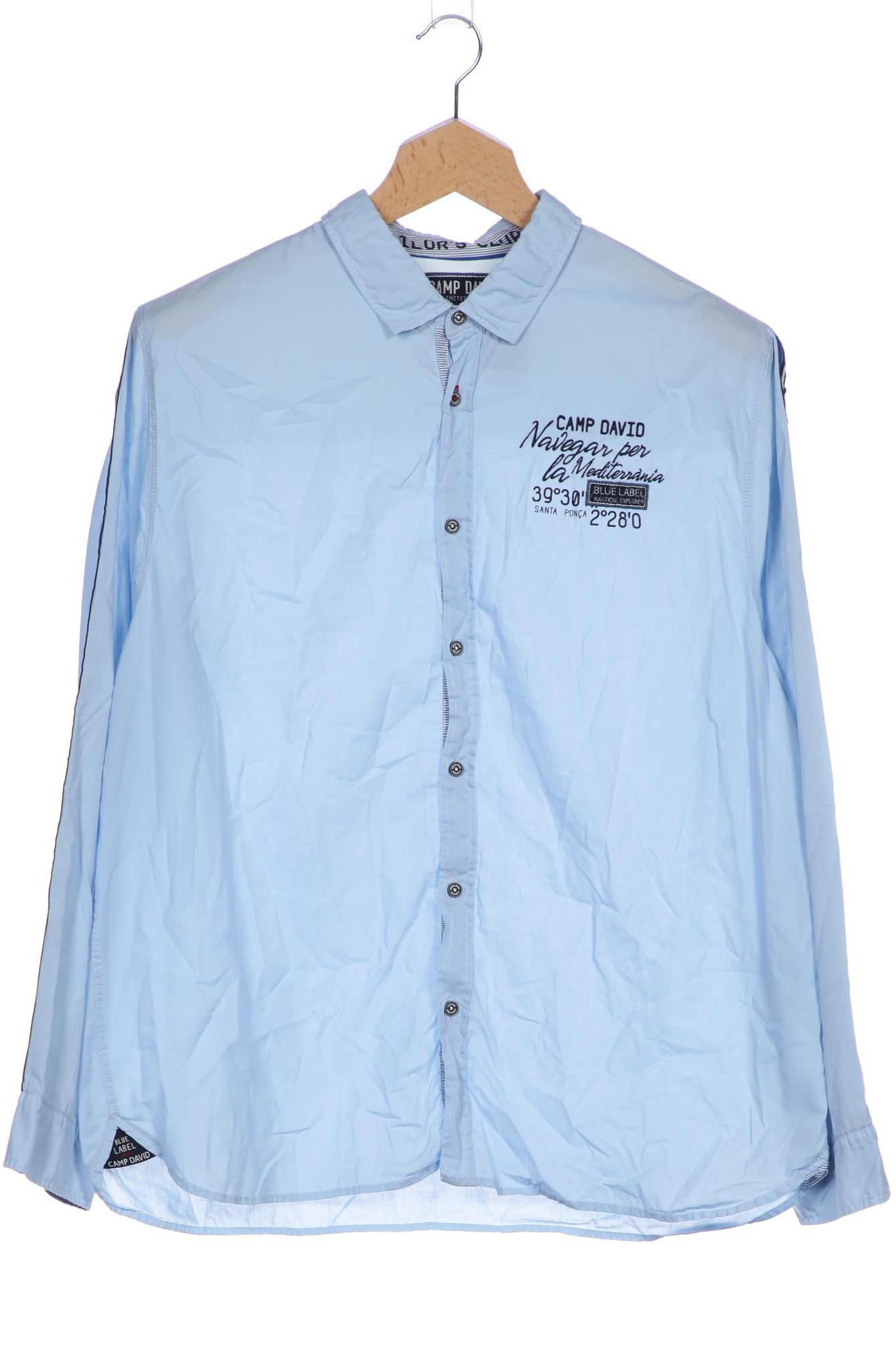 

Camp David Herren Hemd, hellblau, Gr. 56
