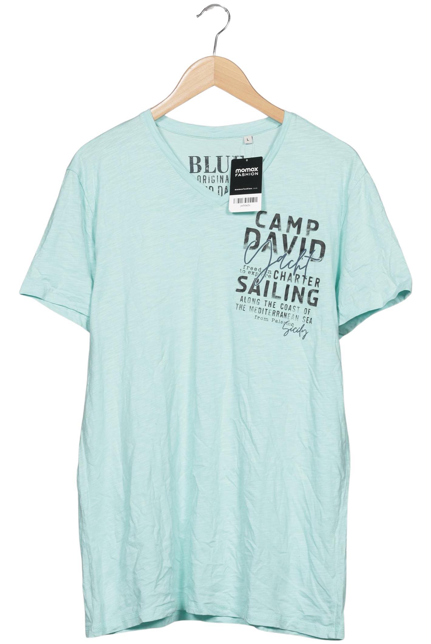 

Camp David Herren T-Shirt, hellblau, Gr. 52