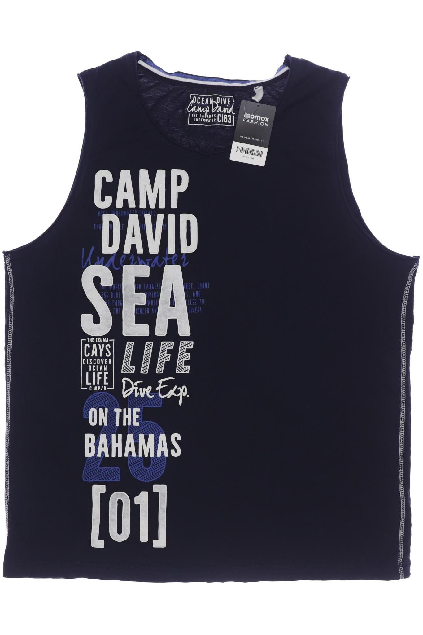 

Camp David Herren T-Shirt, marineblau, Gr. 56