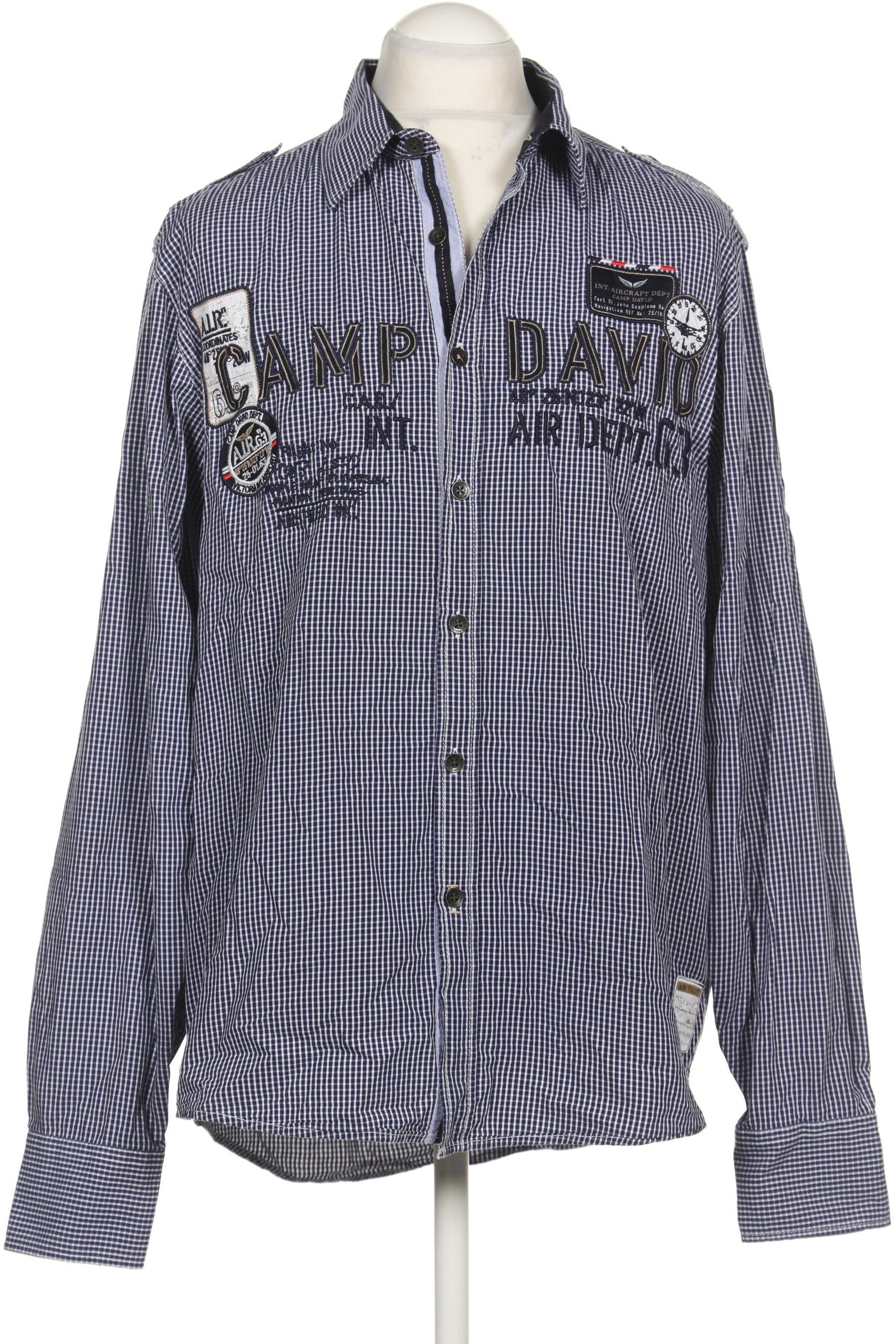 

Camp David Herren Hemd, marineblau, Gr. 54