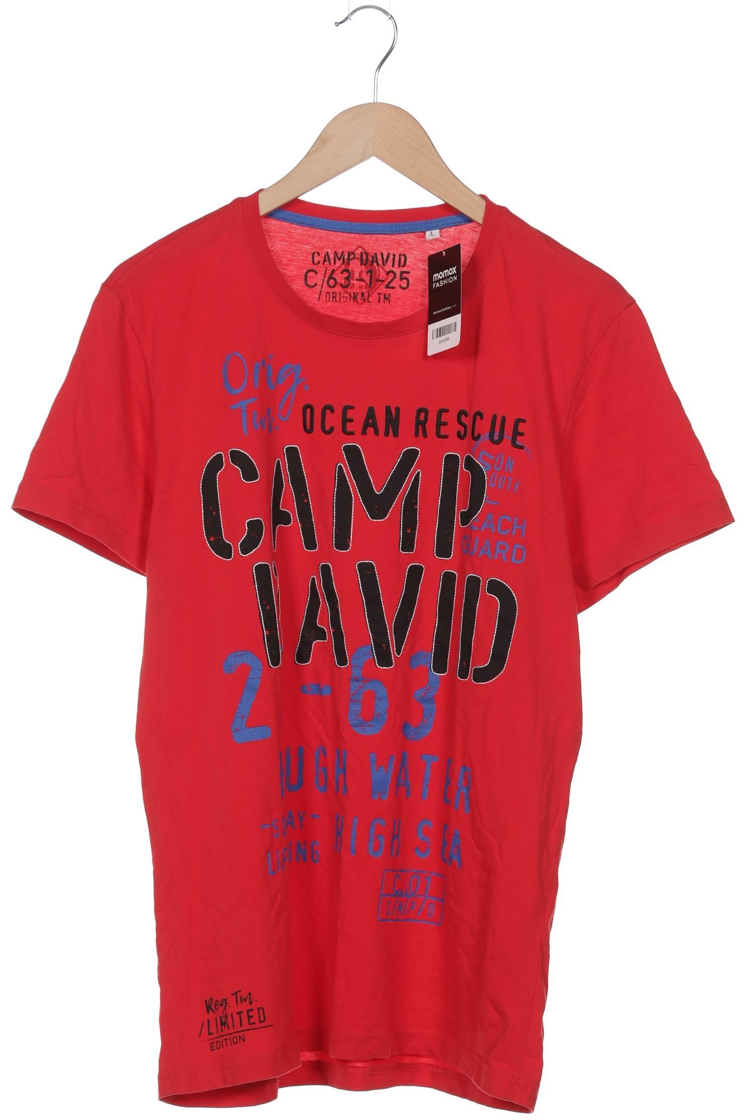 

Camp David Herren T-Shirt, rot, Gr. 52
