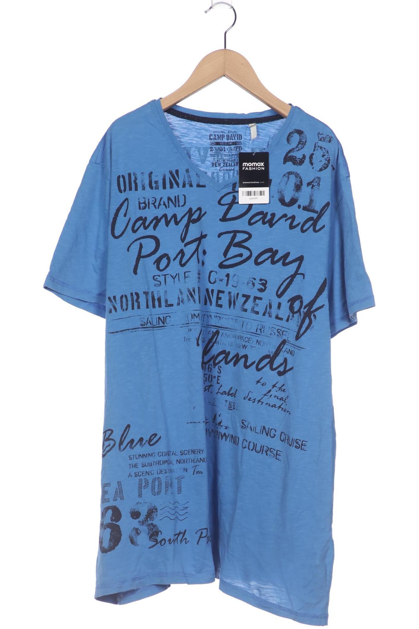 

Camp David Herren T-Shirt, blau, Gr. 56
