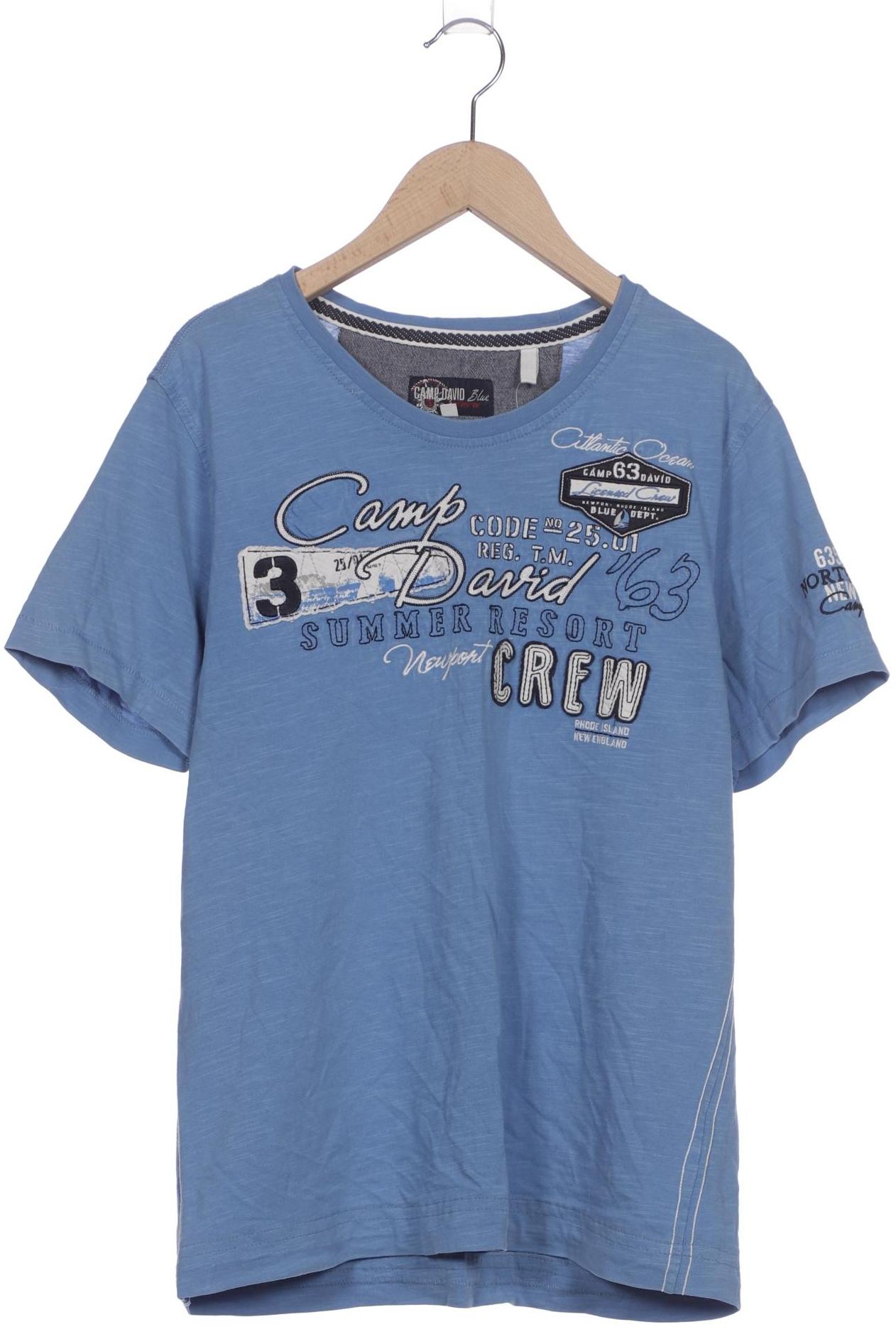 

Camp David Herren T-Shirt, blau, Gr. 48