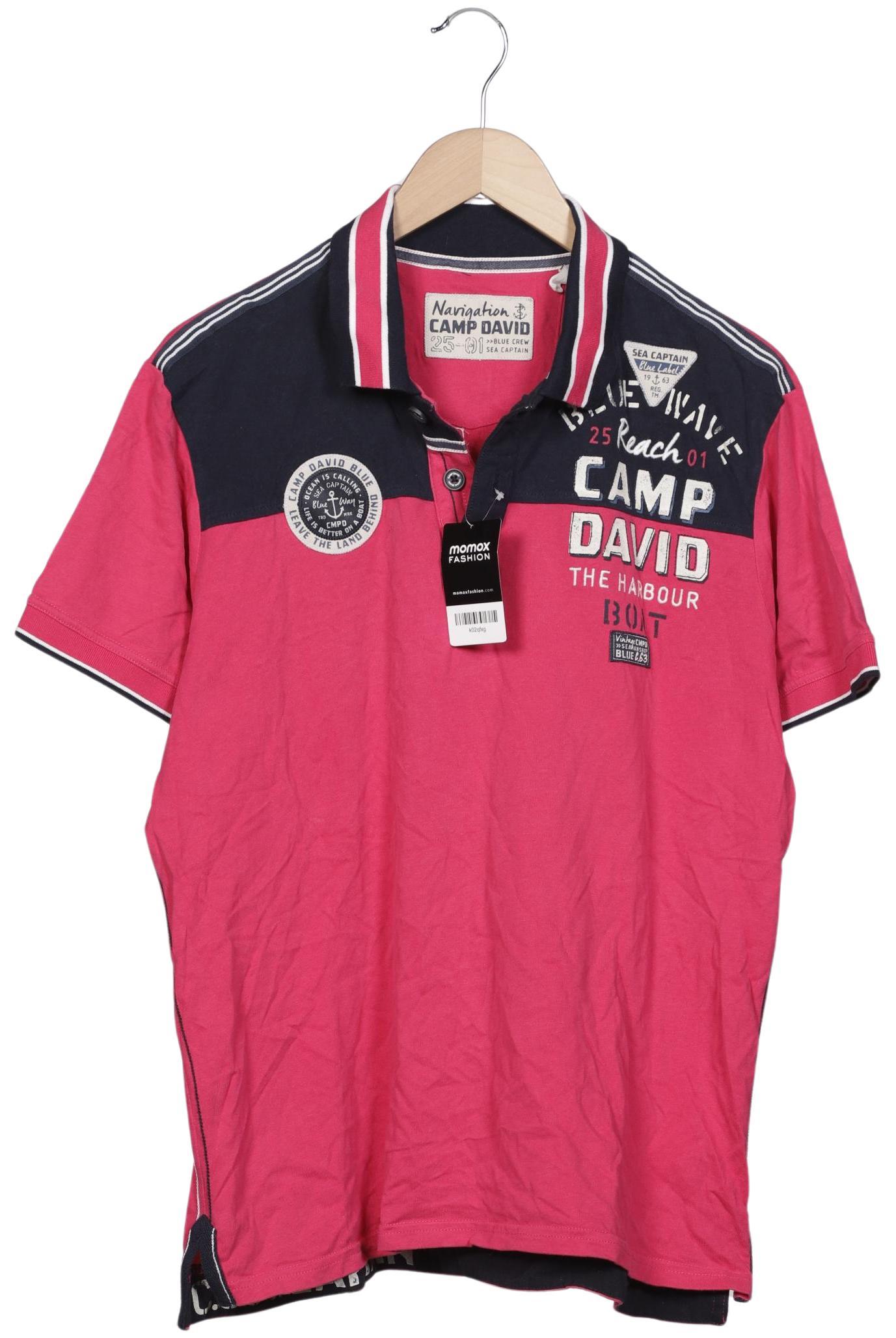 

Camp David Herren Poloshirt, pink, Gr. 54